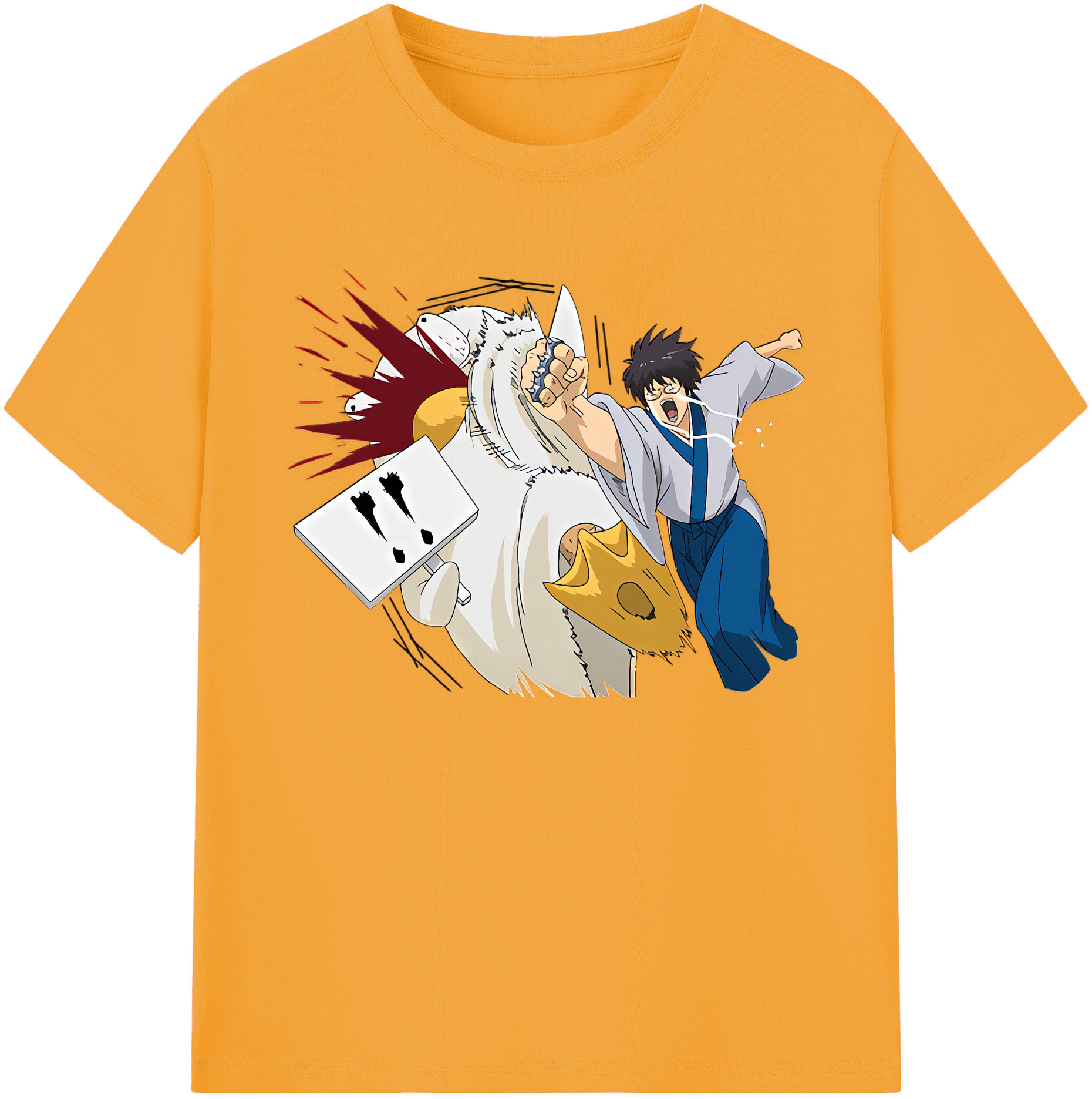 （画像用） ぎんたま 坂田銀時（さかたぎんとき） 神楽 志村新八（しむら しんぱち） GINTAMA Sakata Gintoki Kagura Shimura Shinpachi 綿100％ メンズ半袖Tシャツ｜肌触りやわらか＆通気性