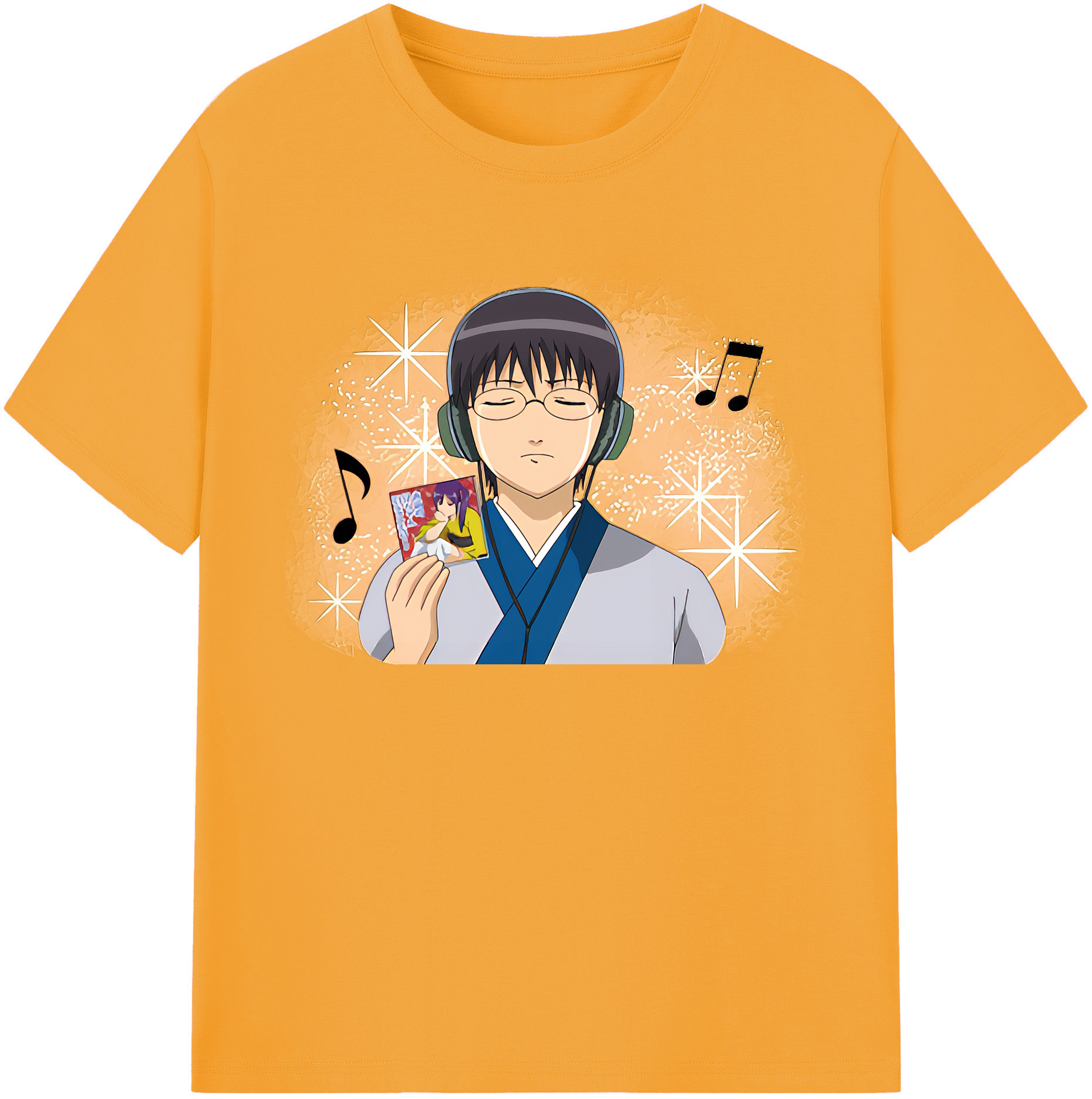 （画像用） ぎんたま 坂田銀時（さかたぎんとき） 神楽 志村新八（しむら しんぱち） GINTAMA Sakata Gintoki Kagura Shimura Shinpachi 綿100％ メンズ半袖Tシャツ｜肌触りやわらか＆通気性