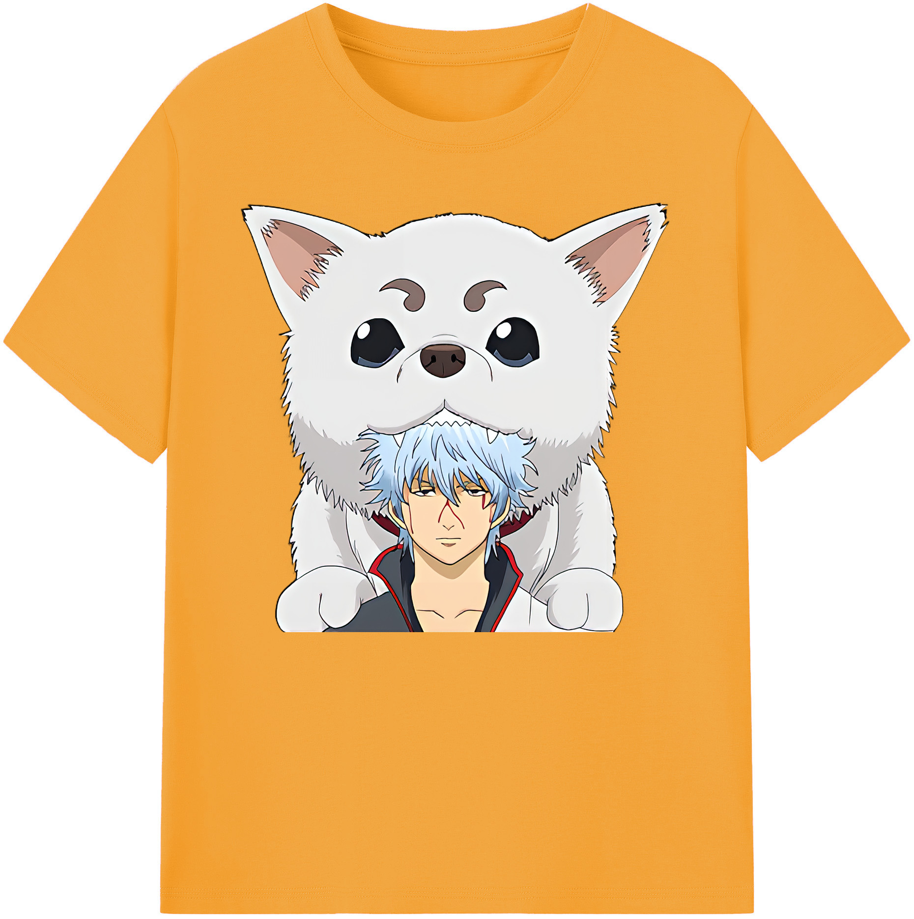 （画像用） ぎんたま 坂田銀時（さかたぎんとき） 神楽 志村新八（しむら しんぱち） GINTAMA Sakata Gintoki Kagura Shimura Shinpachi 綿100％ メンズ半袖Tシャツ｜肌触りやわらか＆通気性