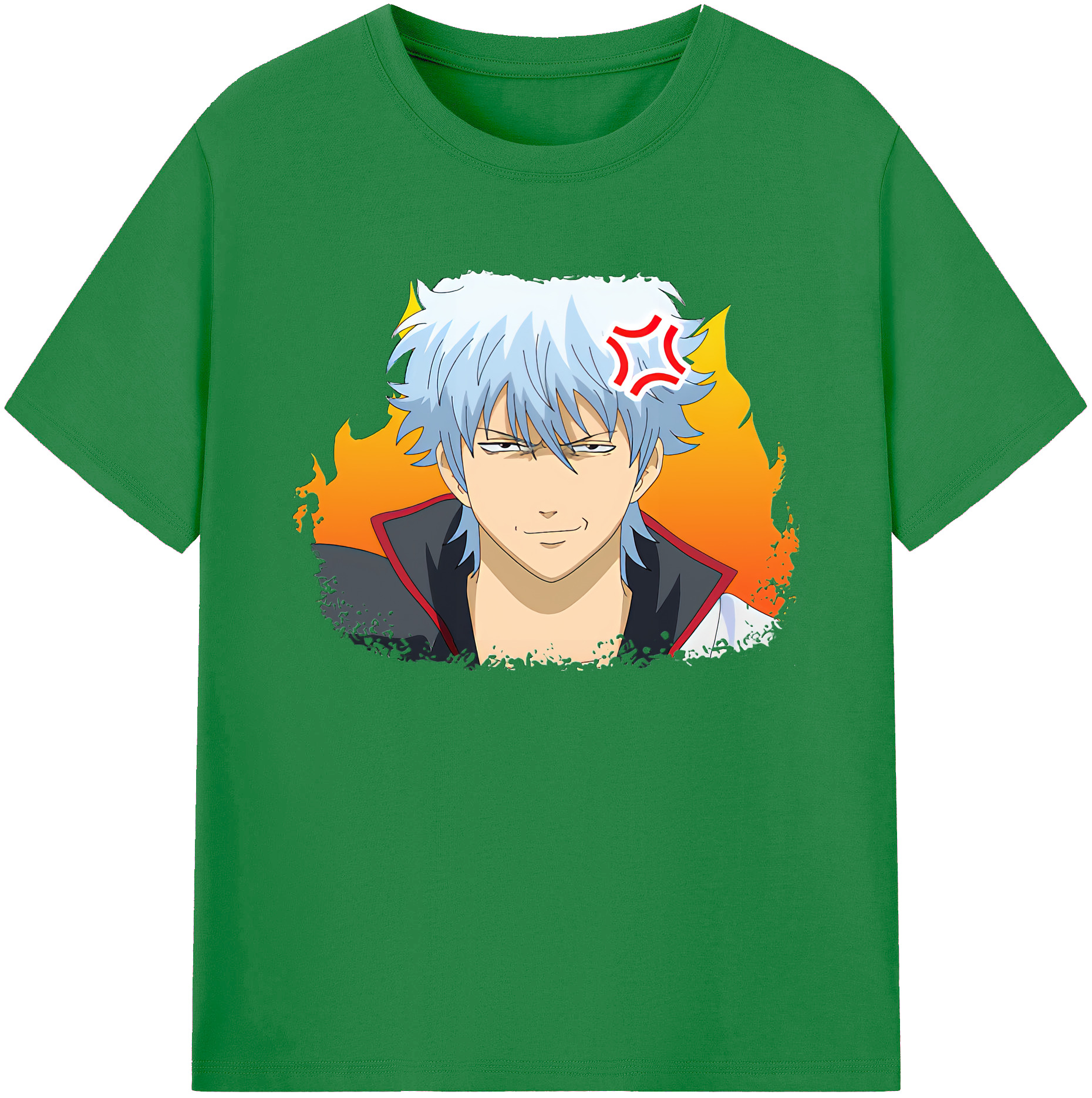 （画像用） ぎんたま 坂田銀時（さかたぎんとき） 神楽 志村新八（しむら しんぱち） GINTAMA Sakata Gintoki Kagura Shimura Shinpachi 綿100％ メンズ半袖Tシャツ｜肌触りやわらか＆通気性