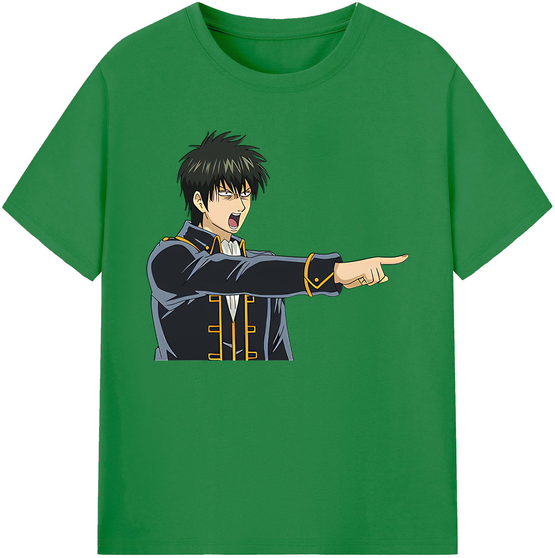 （画像用） ぎんたま 坂田銀時（さかたぎんとき） 神楽 志村新八（しむら しんぱち） GINTAMA Sakata Gintoki Kagura Shimura Shinpachi 綿100％ メンズ半袖Tシャツ｜肌触りやわらか＆通気性