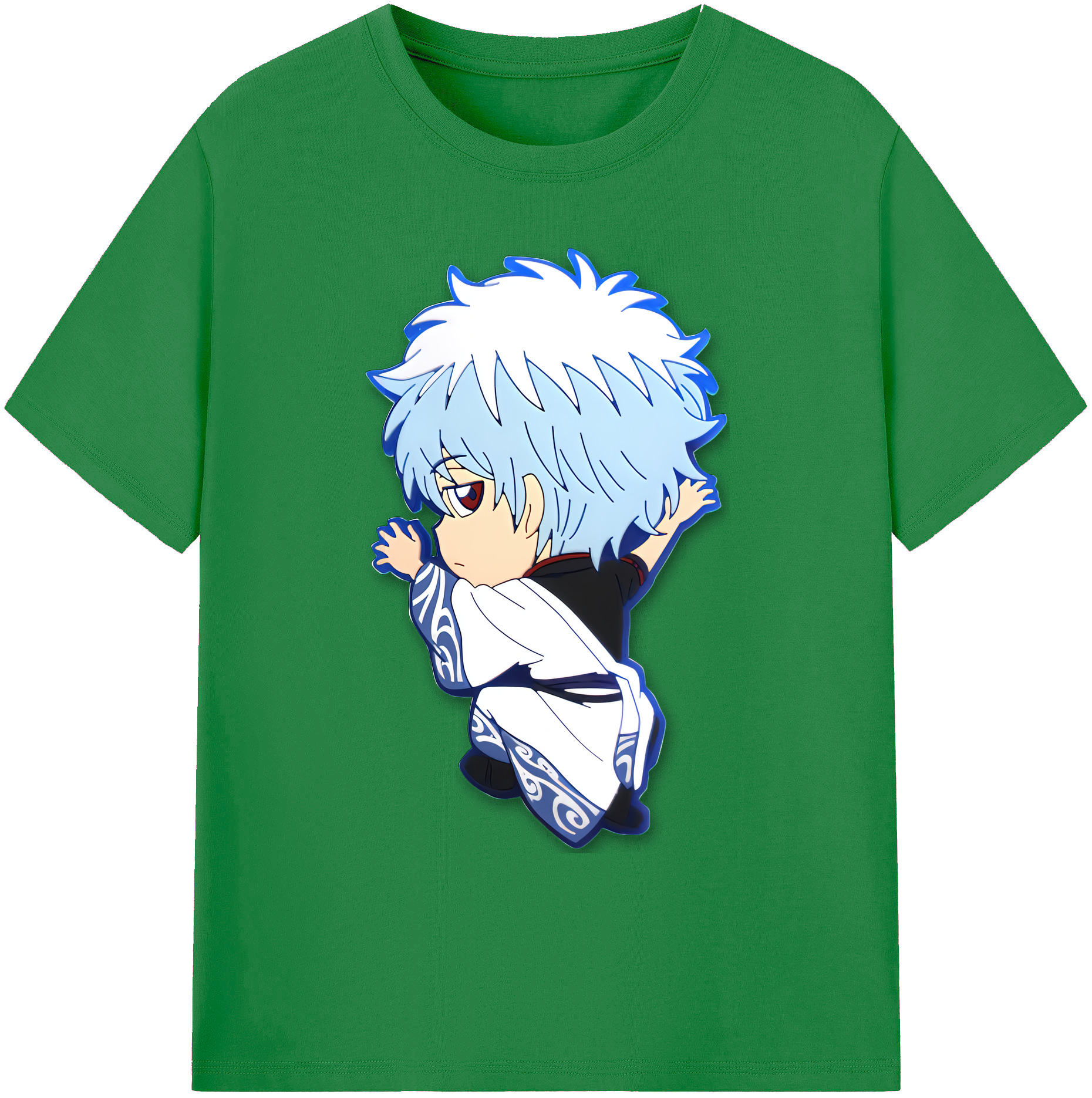 （画像用） ぎんたま 坂田銀時（さかたぎんとき） 神楽 志村新八（しむら しんぱち） GINTAMA Sakata Gintoki Kagura Shimura Shinpachi 綿100％ メンズ半袖Tシャツ｜肌触りやわらか＆通気性