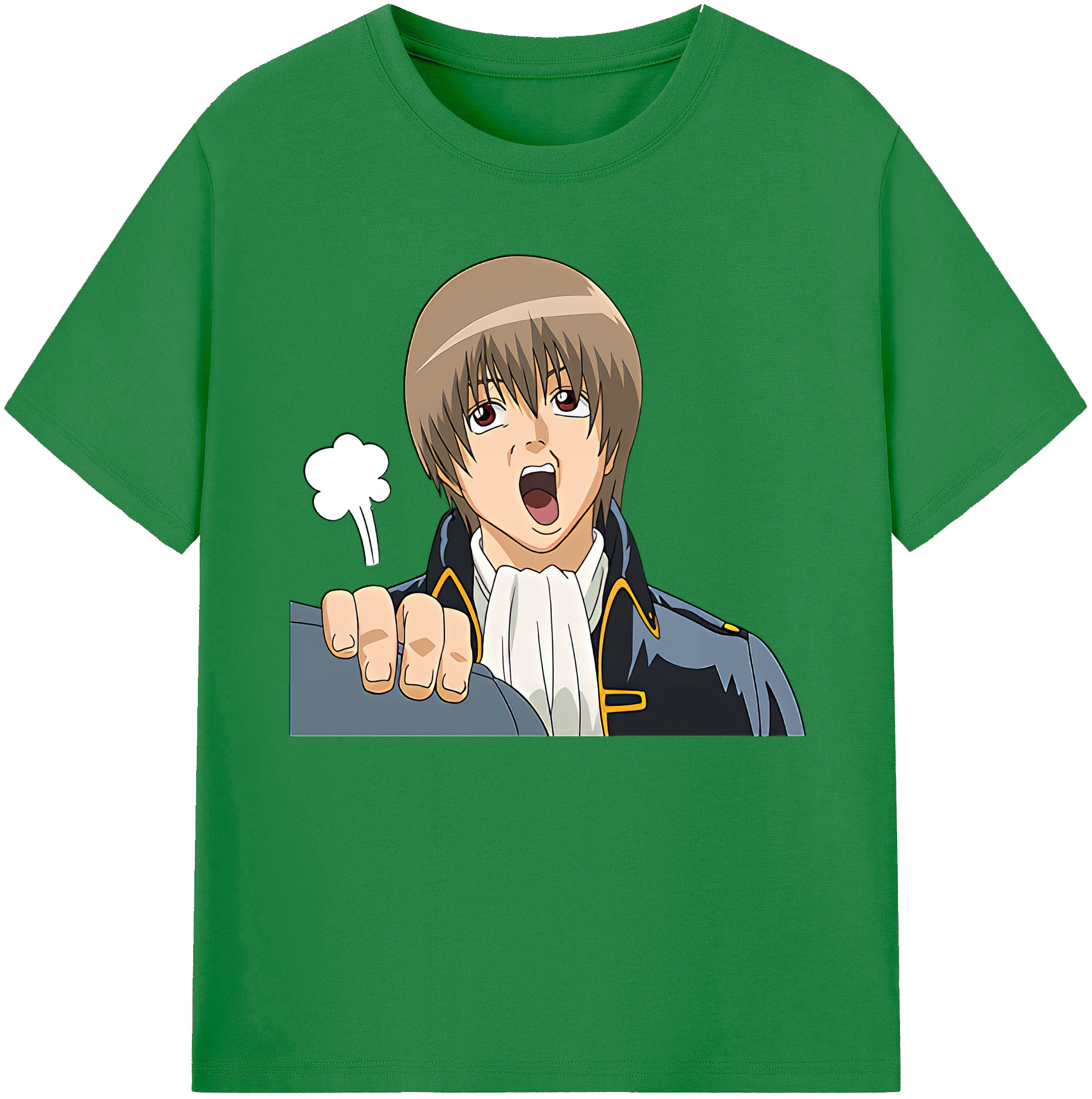 （画像用） ぎんたま 坂田銀時（さかたぎんとき） 神楽 志村新八（しむら しんぱち） GINTAMA Sakata Gintoki Kagura Shimura Shinpachi 綿100％ メンズ半袖Tシャツ｜肌触りやわらか＆通気性