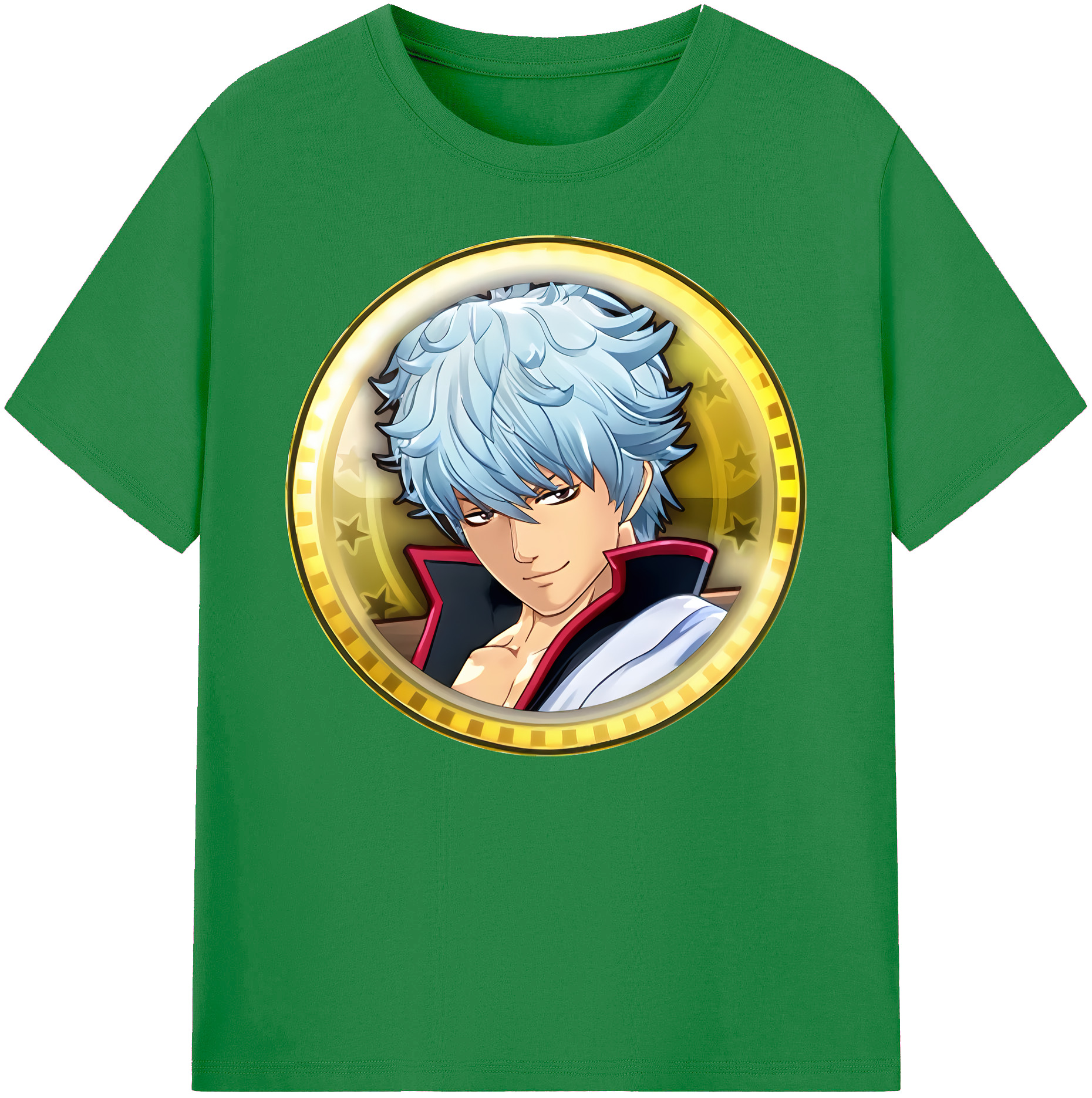（画像用） ぎんたま 坂田銀時（さかたぎんとき） 神楽 志村新八（しむら しんぱち） GINTAMA Sakata Gintoki Kagura Shimura Shinpachi 綿100％ メンズ半袖Tシャツ｜肌触りやわらか＆通気性