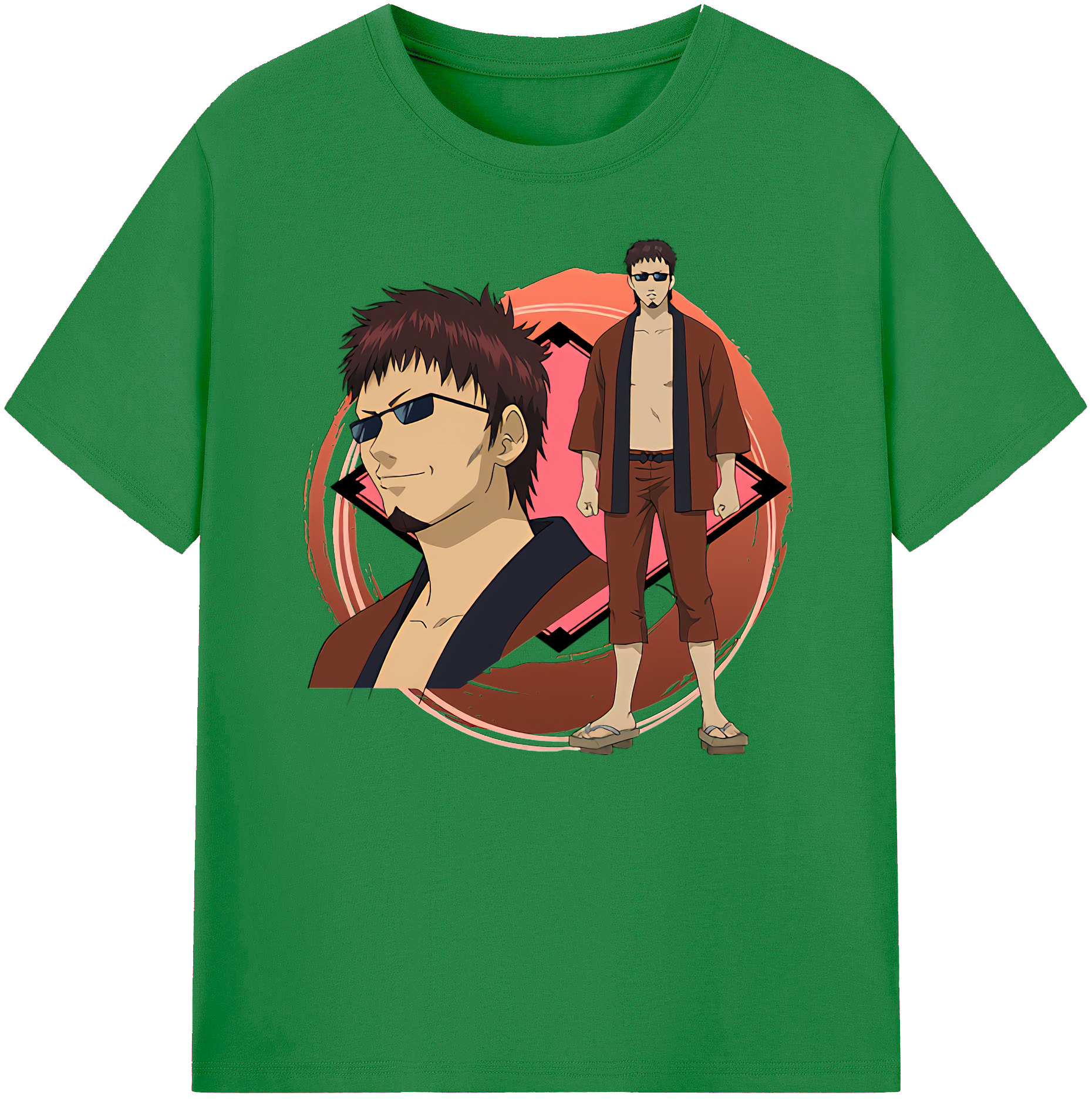 （画像用） ぎんたま 坂田銀時（さかたぎんとき） 神楽 志村新八（しむら しんぱち） GINTAMA Sakata Gintoki Kagura Shimura Shinpachi 綿100％ メンズ半袖Tシャツ｜肌触りやわらか＆通気性