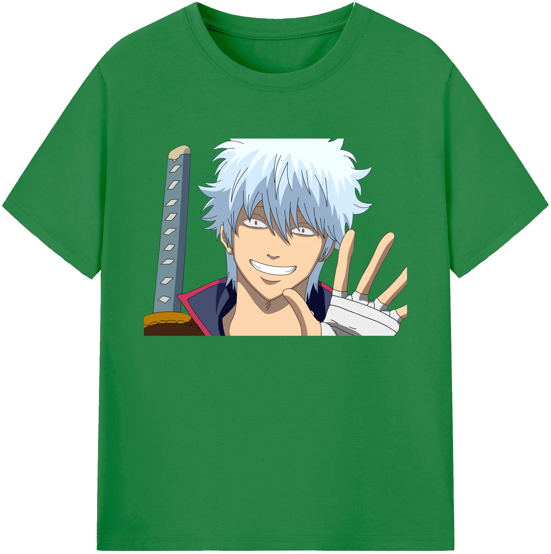（画像用） ぎんたま 坂田銀時（さかたぎんとき） 神楽 志村新八（しむら しんぱち） GINTAMA Sakata Gintoki Kagura Shimura Shinpachi 綿100％ メンズ半袖Tシャツ｜肌触りやわらか＆通気性