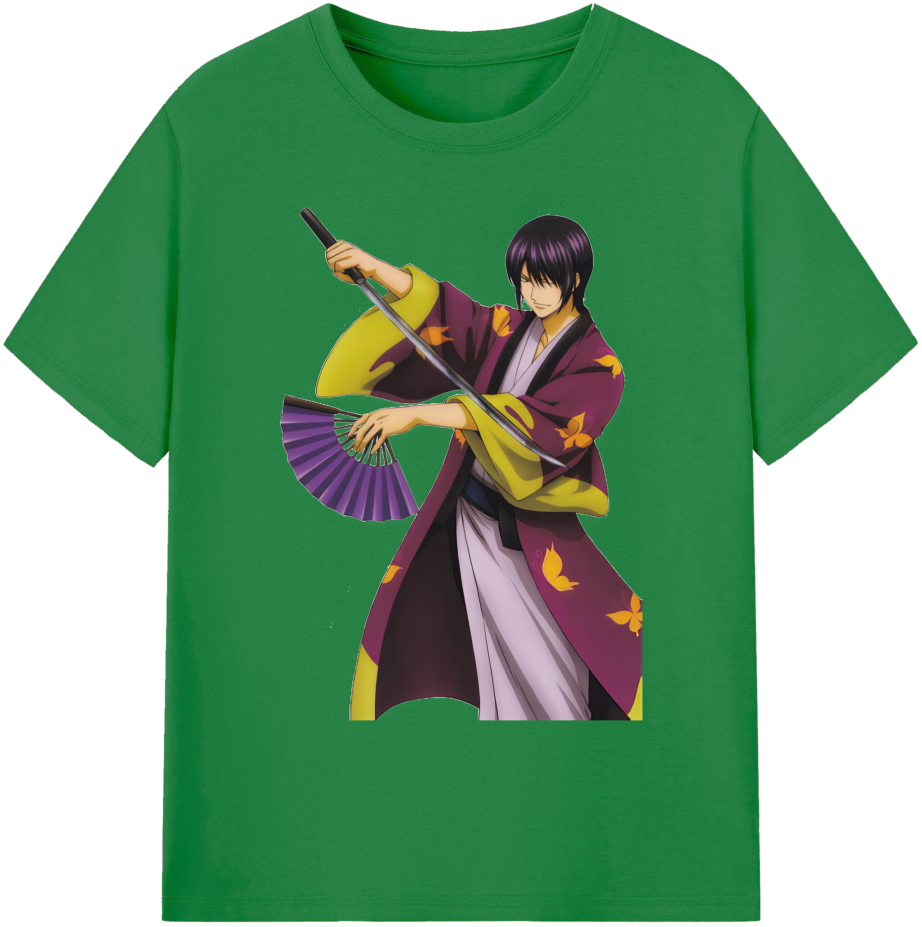 （画像用） ぎんたま 坂田銀時（さかたぎんとき） 神楽 志村新八（しむら しんぱち） GINTAMA Sakata Gintoki Kagura Shimura Shinpachi 綿100％ メンズ半袖Tシャツ｜肌触りやわらか＆通気性