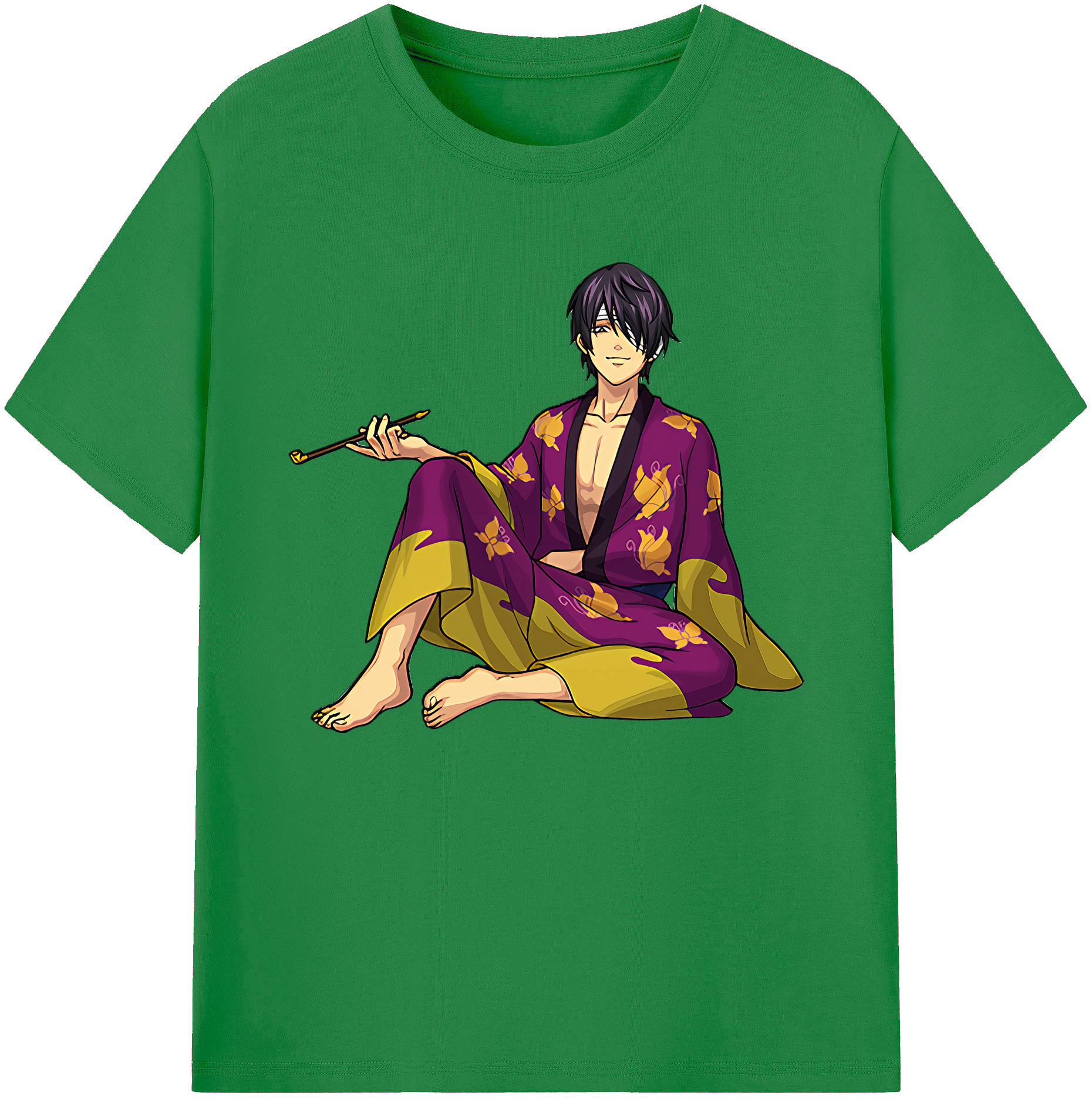 （画像用） ぎんたま 坂田銀時（さかたぎんとき） 神楽 志村新八（しむら しんぱち） GINTAMA Sakata Gintoki Kagura Shimura Shinpachi 綿100％ メンズ半袖Tシャツ｜肌触りやわらか＆通気性