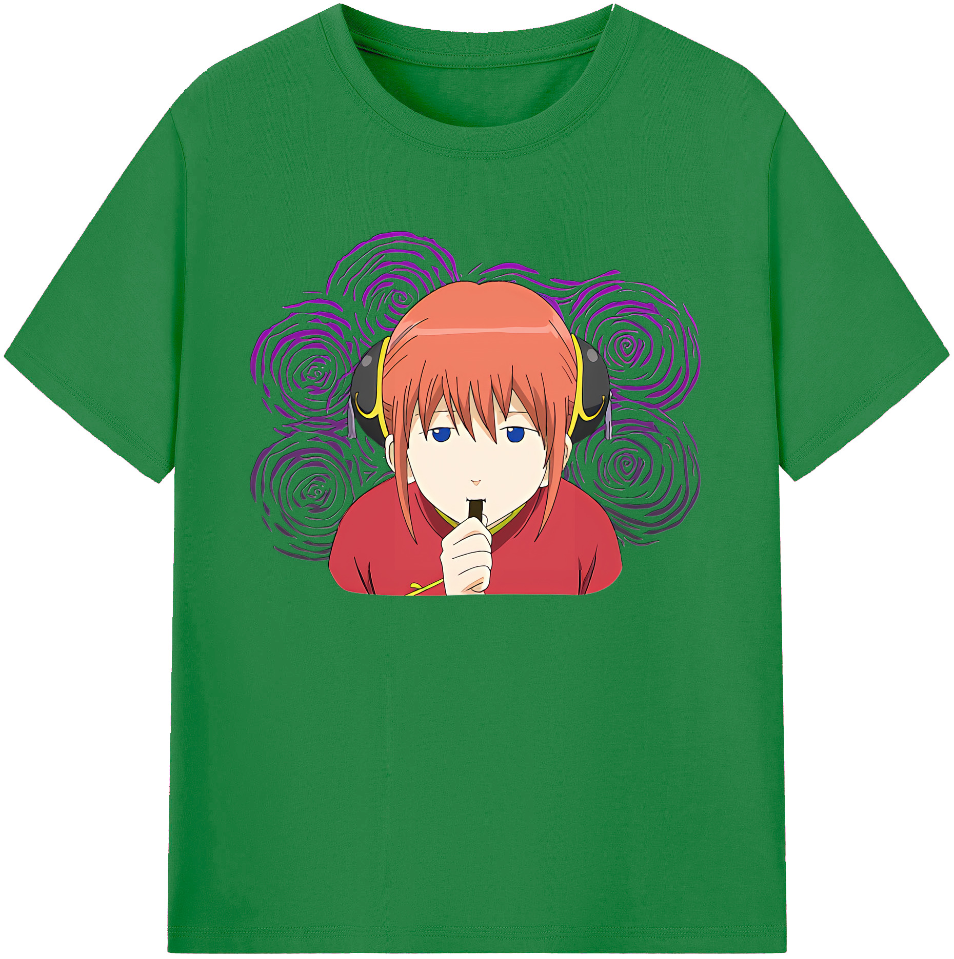 （画像用） ぎんたま 坂田銀時（さかたぎんとき） 神楽 志村新八（しむら しんぱち） GINTAMA Sakata Gintoki Kagura Shimura Shinpachi 綿100％ メンズ半袖Tシャツ｜肌触りやわらか＆通気性