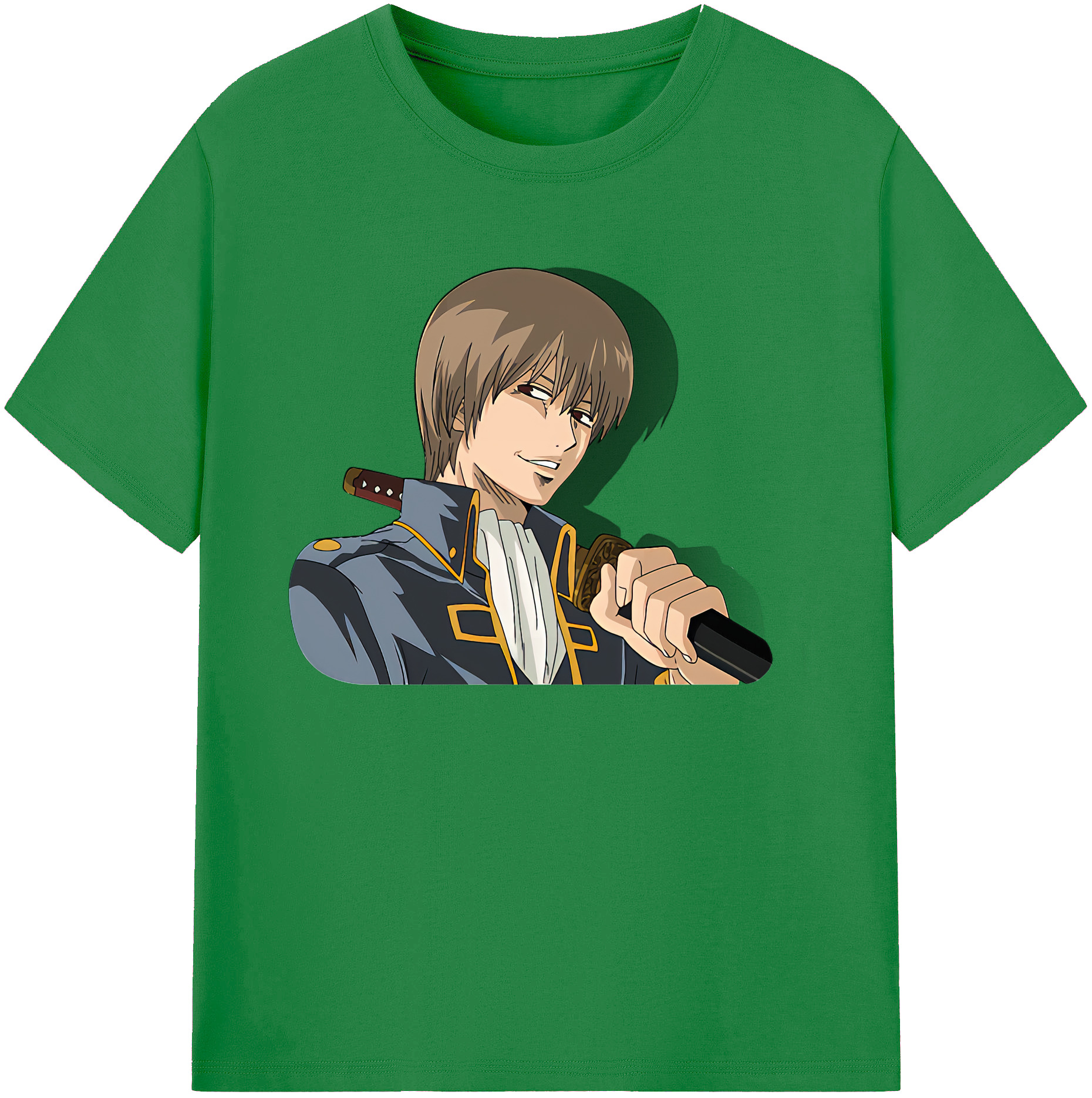 （画像用） ぎんたま 坂田銀時（さかたぎんとき） 神楽 志村新八（しむら しんぱち） GINTAMA Sakata Gintoki Kagura Shimura Shinpachi 綿100％ メンズ半袖Tシャツ｜肌触りやわらか＆通気性