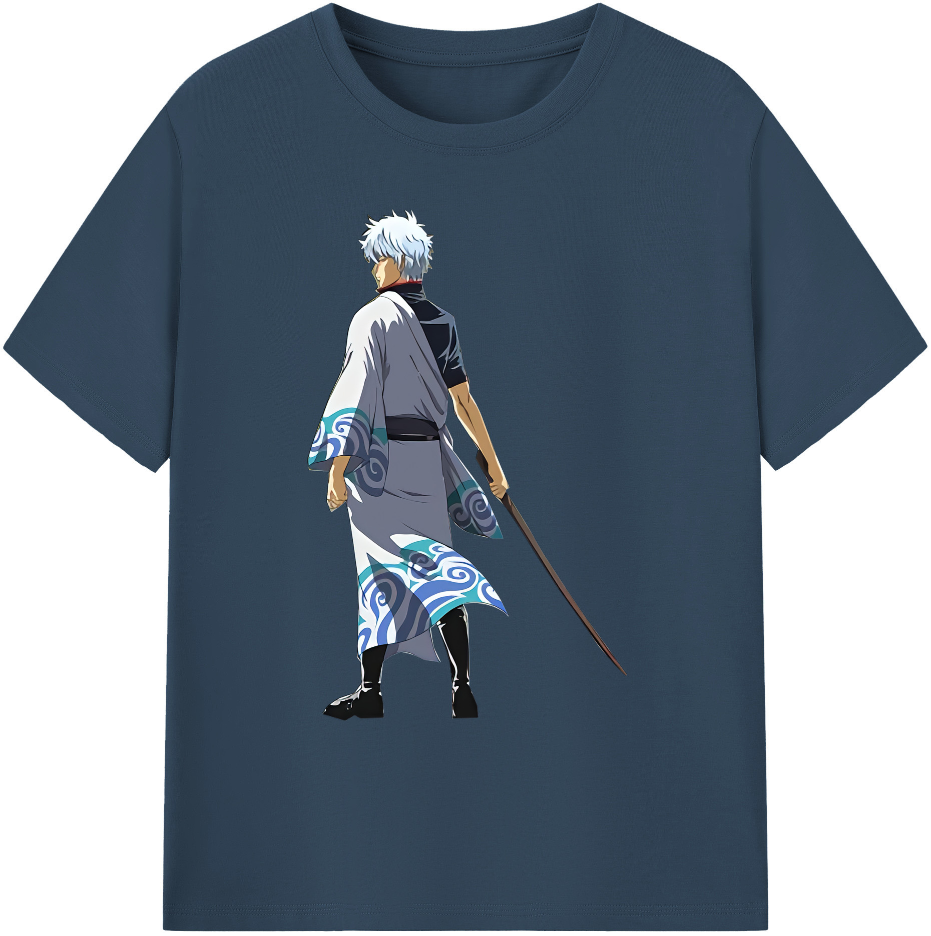 （画像用） ぎんたま 坂田銀時（さかたぎんとき） 神楽 志村新八（しむら しんぱち） GINTAMA Sakata Gintoki Kagura Shimura Shinpachi 綿100％ メンズ半袖Tシャツ｜肌触りやわらか＆通気性