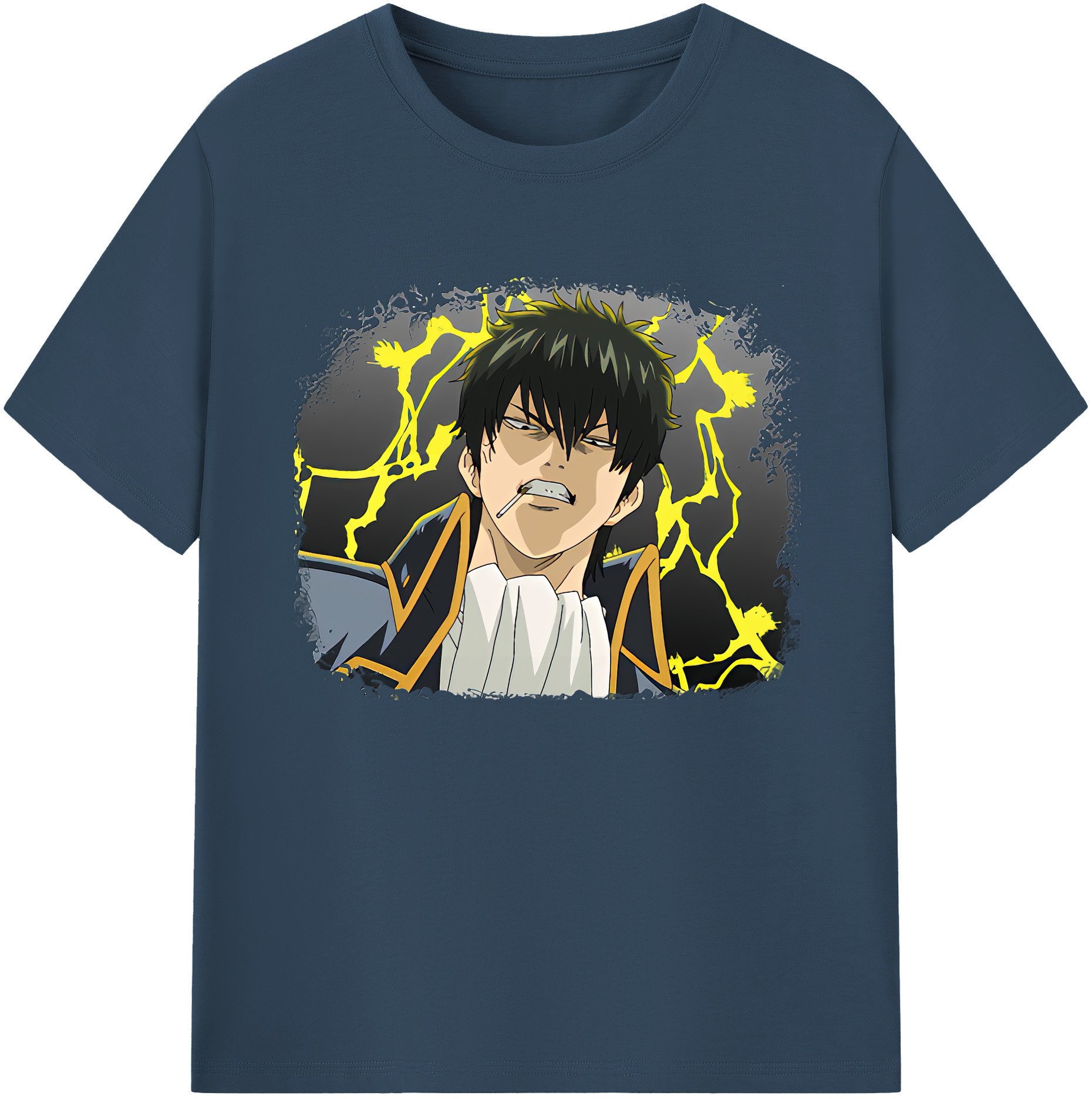 （画像用） ぎんたま 坂田銀時（さかたぎんとき） 神楽 志村新八（しむら しんぱち） GINTAMA Sakata Gintoki Kagura Shimura Shinpachi 綿100％ メンズ半袖Tシャツ｜肌触りやわらか＆通気性