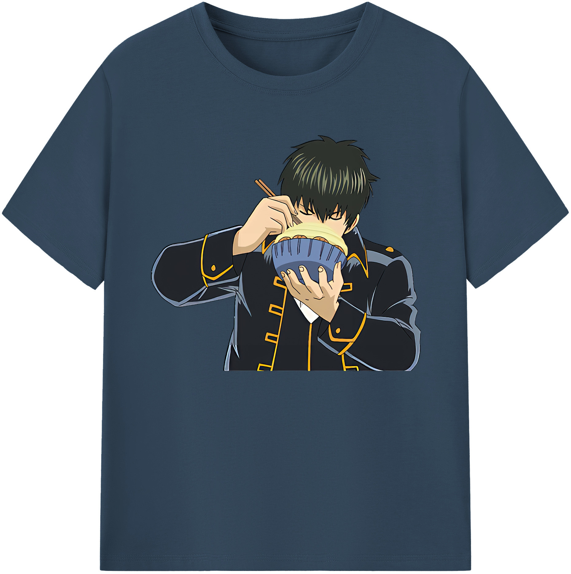 （画像用） ぎんたま 坂田銀時（さかたぎんとき） 神楽 志村新八（しむら しんぱち） GINTAMA Sakata Gintoki Kagura Shimura Shinpachi 綿100％ メンズ半袖Tシャツ｜肌触りやわらか＆通気性