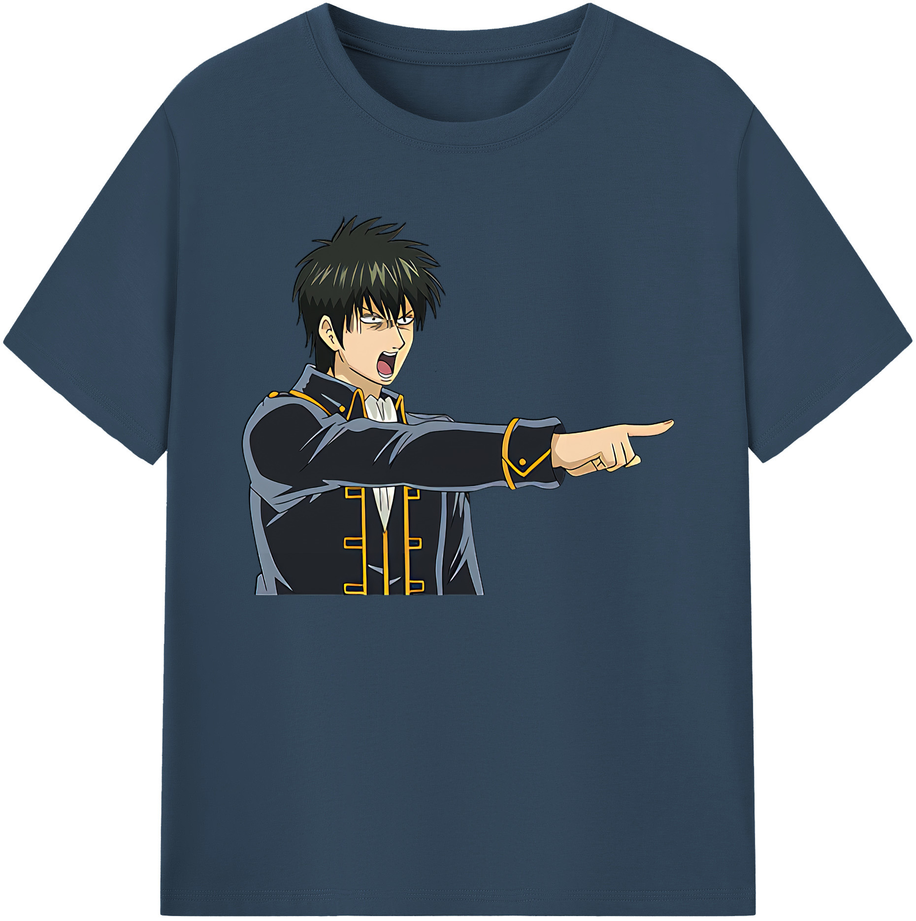 （画像用） ぎんたま 坂田銀時（さかたぎんとき） 神楽 志村新八（しむら しんぱち） GINTAMA Sakata Gintoki Kagura Shimura Shinpachi 綿100％ メンズ半袖Tシャツ｜肌触りやわらか＆通気性