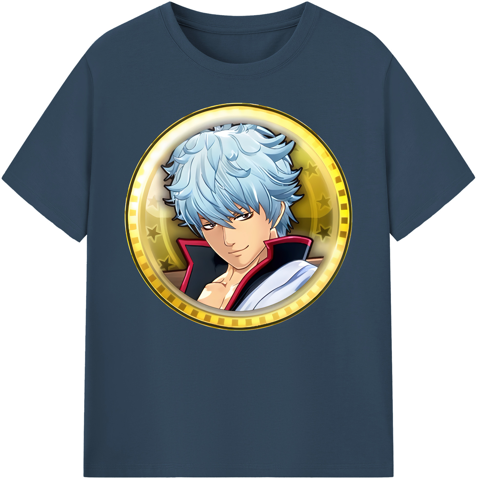 （画像用） ぎんたま 坂田銀時（さかたぎんとき） 神楽 志村新八（しむら しんぱち） GINTAMA Sakata Gintoki Kagura Shimura Shinpachi 綿100％ メンズ半袖Tシャツ｜肌触りやわらか＆通気性