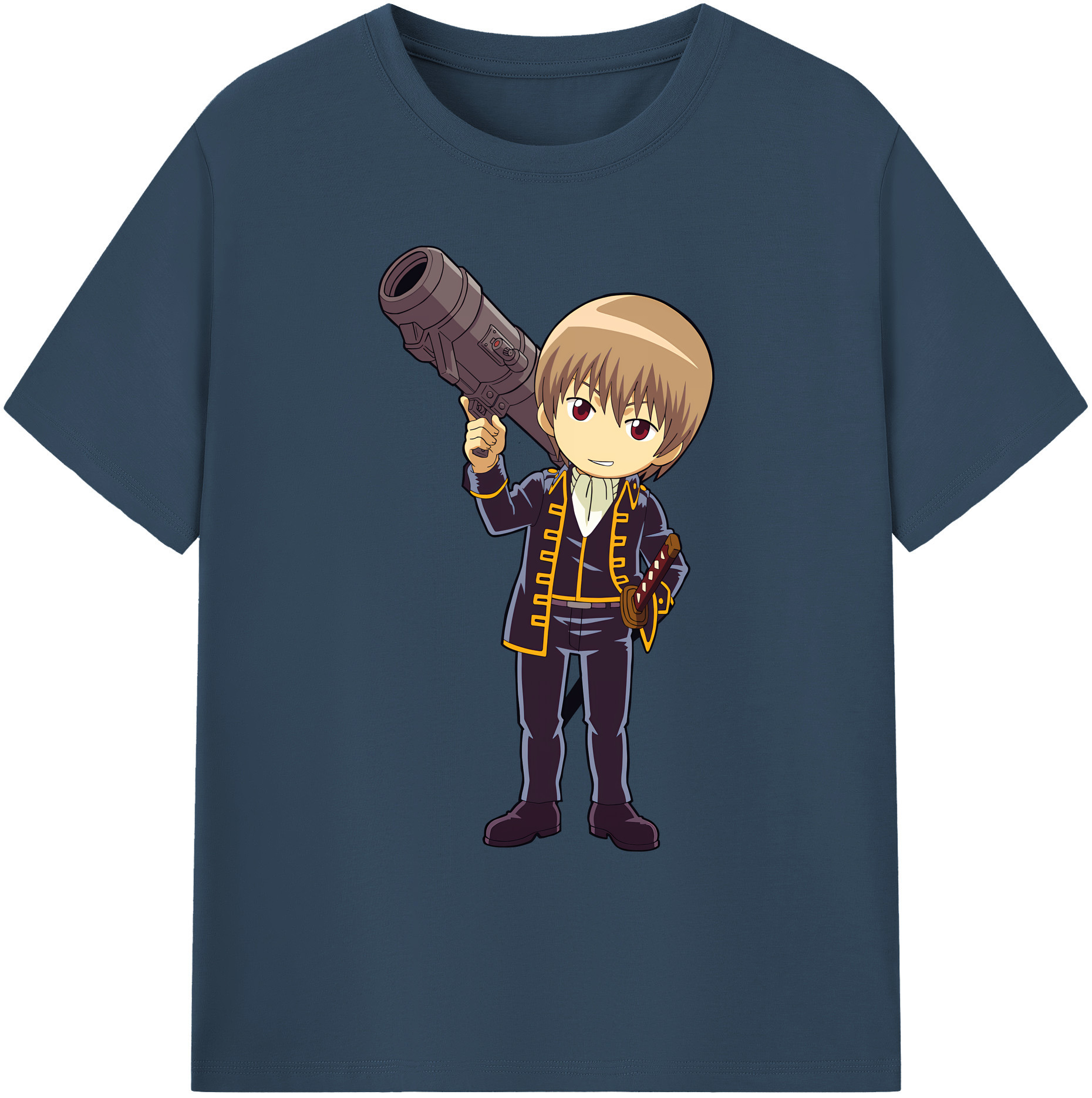 （画像用） ぎんたま 坂田銀時（さかたぎんとき） 神楽 志村新八（しむら しんぱち） GINTAMA Sakata Gintoki Kagura Shimura Shinpachi 綿100％ メンズ半袖Tシャツ｜肌触りやわらか＆通気性