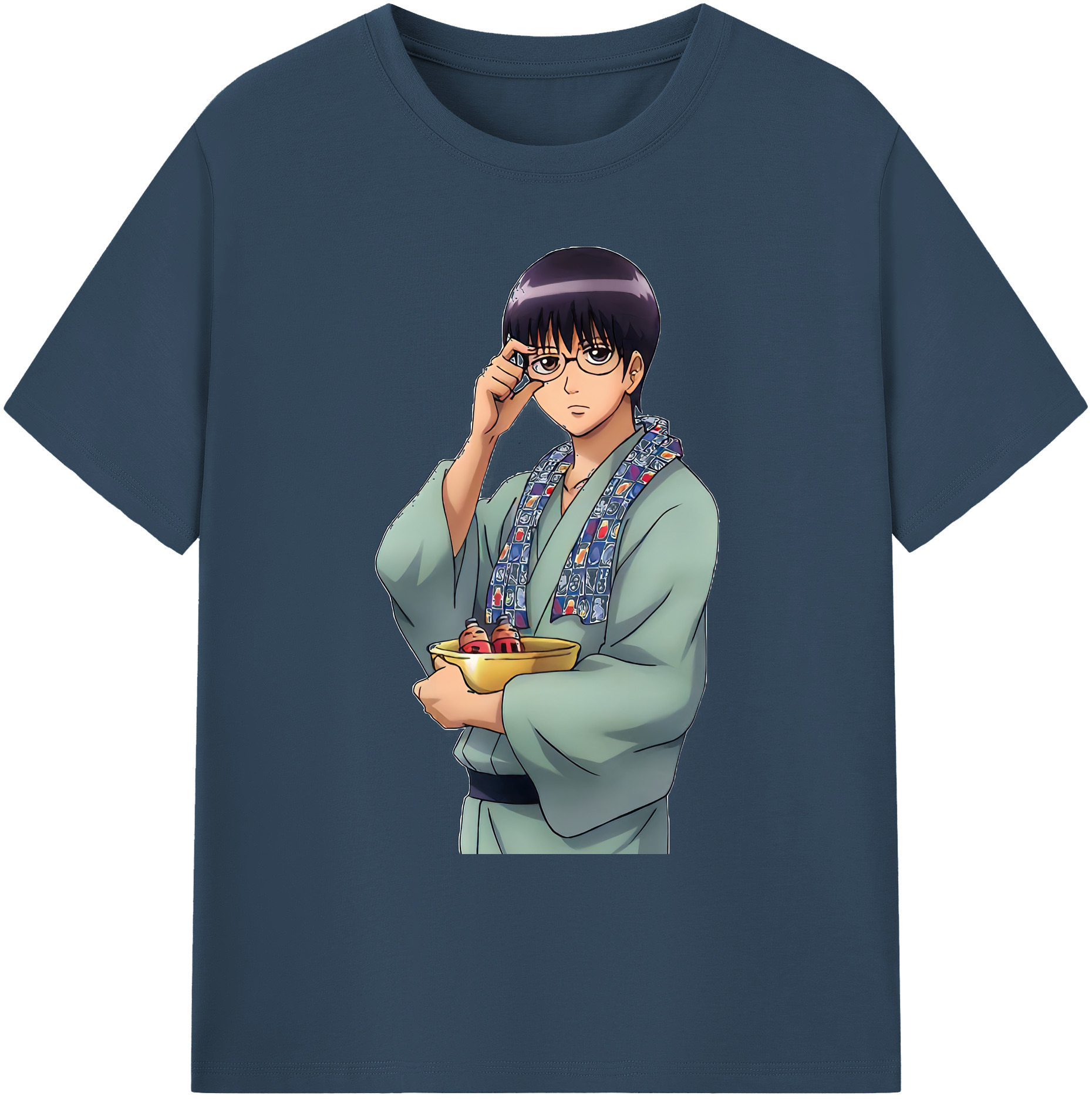 （画像用） ぎんたま 坂田銀時（さかたぎんとき） 神楽 志村新八（しむら しんぱち） GINTAMA Sakata Gintoki Kagura Shimura Shinpachi 綿100％ メンズ半袖Tシャツ｜肌触りやわらか＆通気性