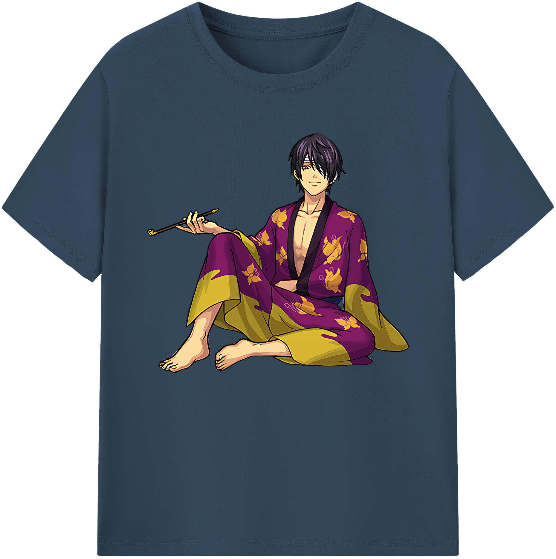 （画像用） ぎんたま 坂田銀時（さかたぎんとき） 神楽 志村新八（しむら しんぱち） GINTAMA Sakata Gintoki Kagura Shimura Shinpachi 綿100％ メンズ半袖Tシャツ｜肌触りやわらか＆通気性