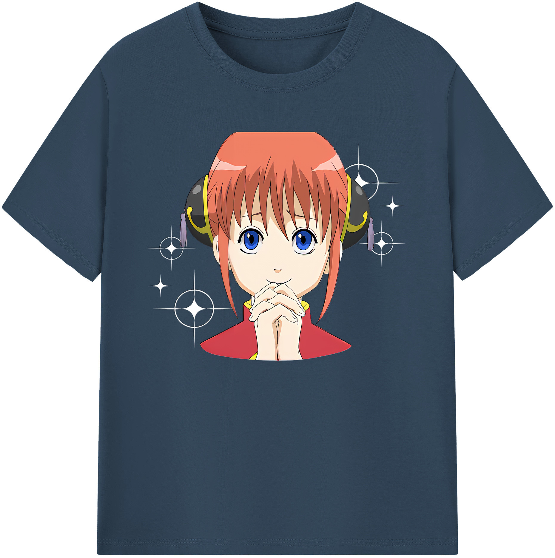 （画像用） ぎんたま 坂田銀時（さかたぎんとき） 神楽 志村新八（しむら しんぱち） GINTAMA Sakata Gintoki Kagura Shimura Shinpachi 綿100％ メンズ半袖Tシャツ｜肌触りやわらか＆通気性