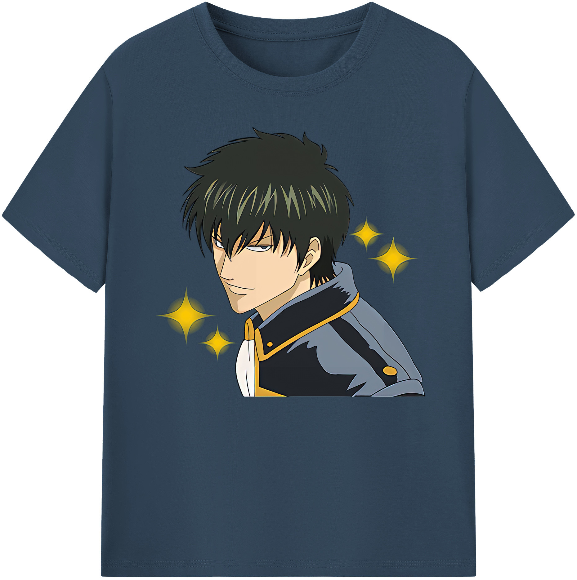 （画像用） ぎんたま 坂田銀時（さかたぎんとき） 神楽 志村新八（しむら しんぱち） GINTAMA Sakata Gintoki Kagura Shimura Shinpachi 綿100％ メンズ半袖Tシャツ｜肌触りやわらか＆通気性