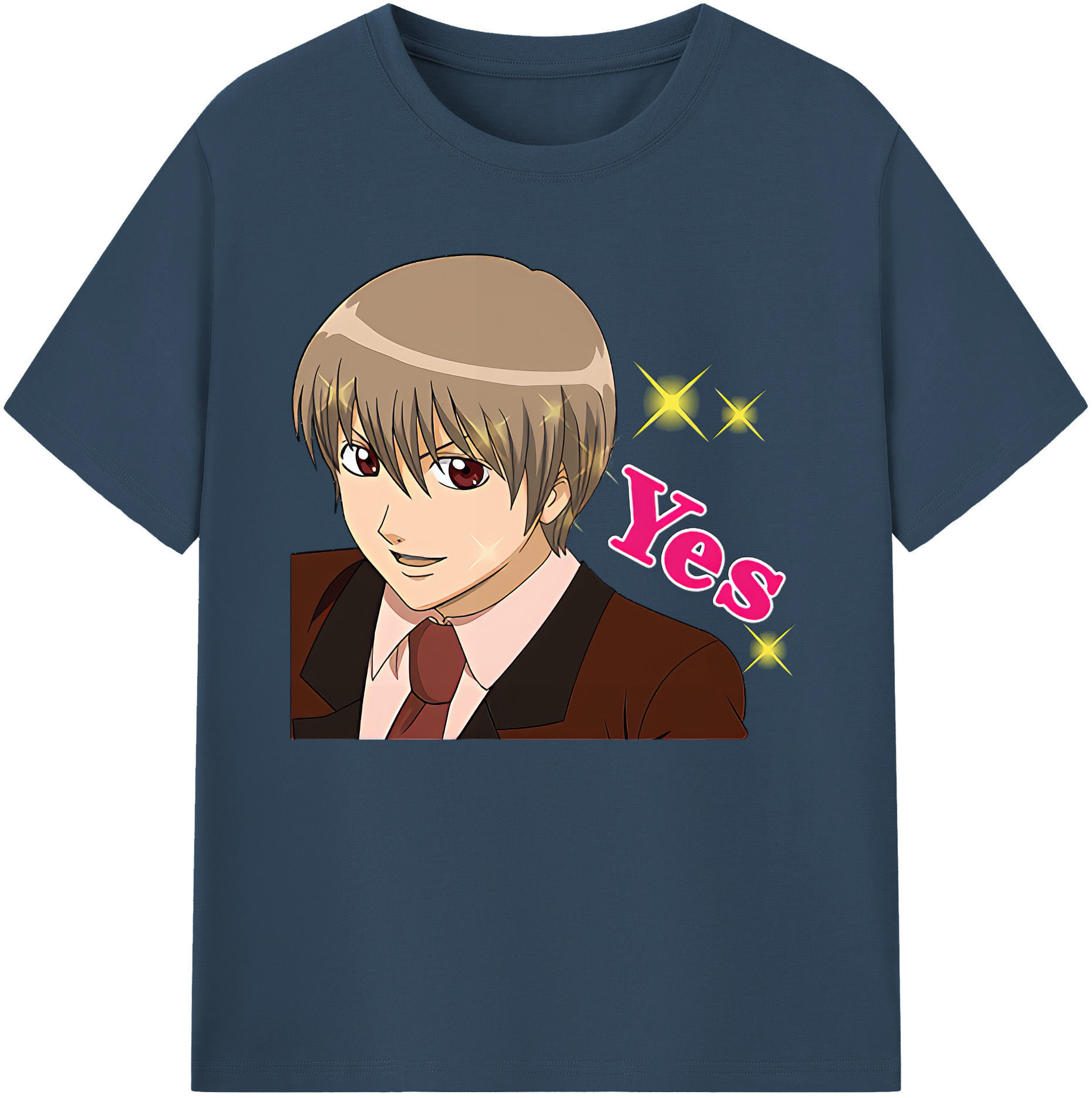 （画像用） ぎんたま 坂田銀時（さかたぎんとき） 神楽 志村新八（しむら しんぱち） GINTAMA Sakata Gintoki Kagura Shimura Shinpachi 綿100％ メンズ半袖Tシャツ｜肌触りやわらか＆通気性