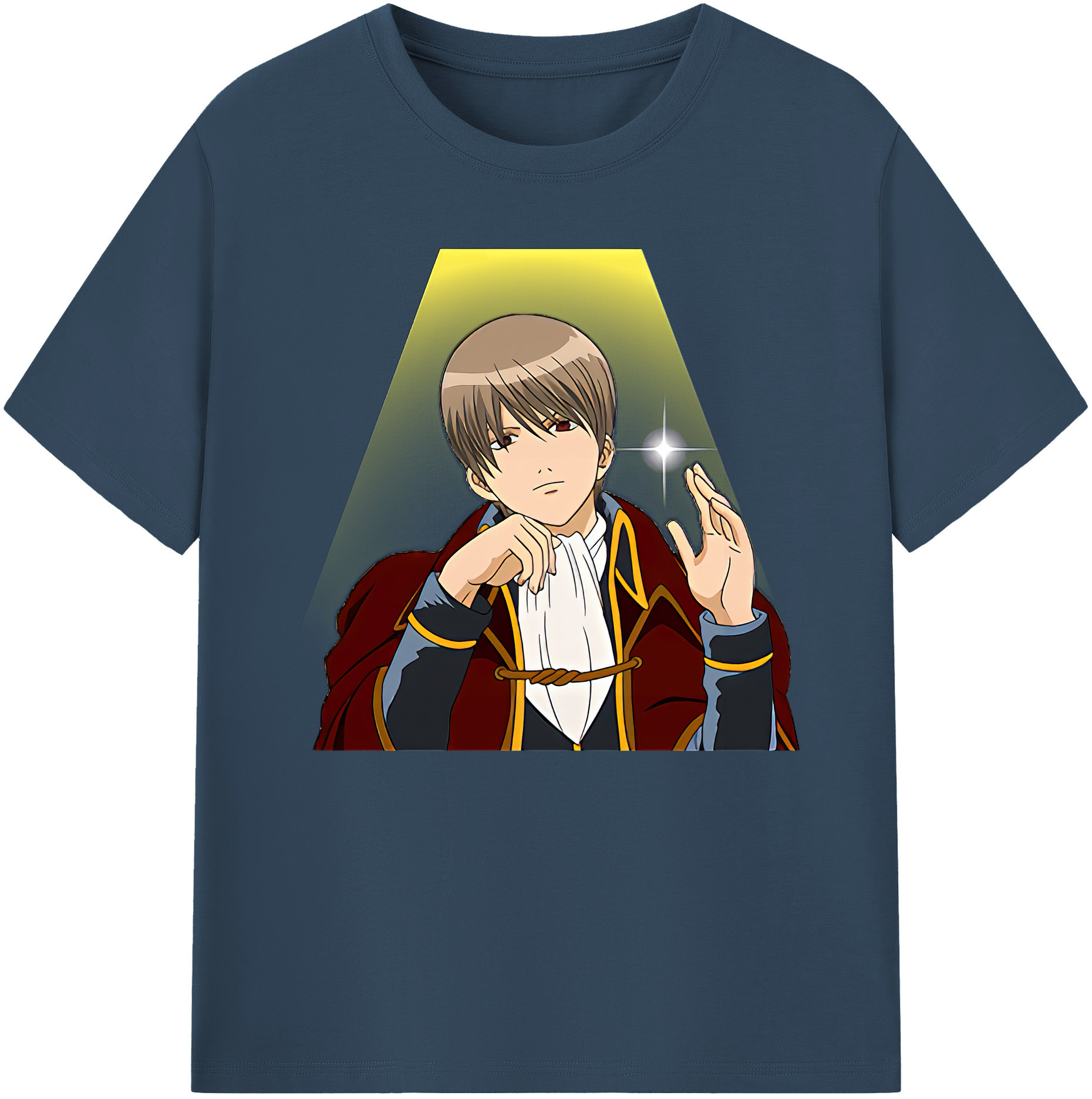 （画像用） ぎんたま 坂田銀時（さかたぎんとき） 神楽 志村新八（しむら しんぱち） GINTAMA Sakata Gintoki Kagura Shimura Shinpachi 綿100％ メンズ半袖Tシャツ｜肌触りやわらか＆通気性