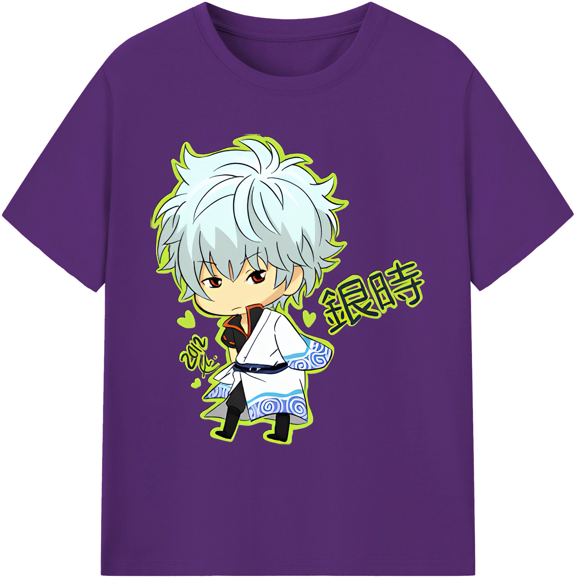 （画像用） ぎんたま 坂田銀時（さかたぎんとき） 神楽 志村新八（しむら しんぱち） GINTAMA Sakata Gintoki Kagura Shimura Shinpachi 綿100％ メンズ半袖Tシャツ｜肌触りやわらか＆通気性