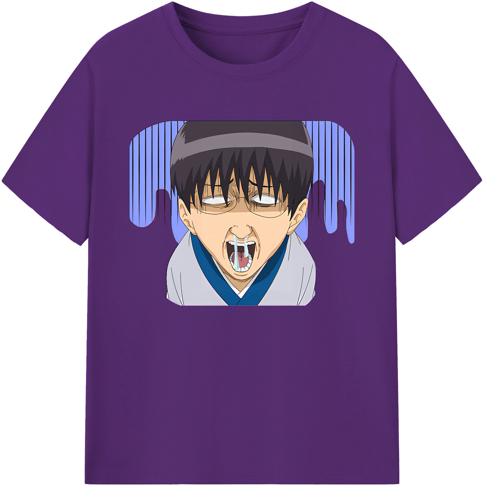 （画像用） ぎんたま 坂田銀時（さかたぎんとき） 神楽 志村新八（しむら しんぱち） GINTAMA Sakata Gintoki Kagura Shimura Shinpachi 綿100％ メンズ半袖Tシャツ｜肌触りやわらか＆通気性