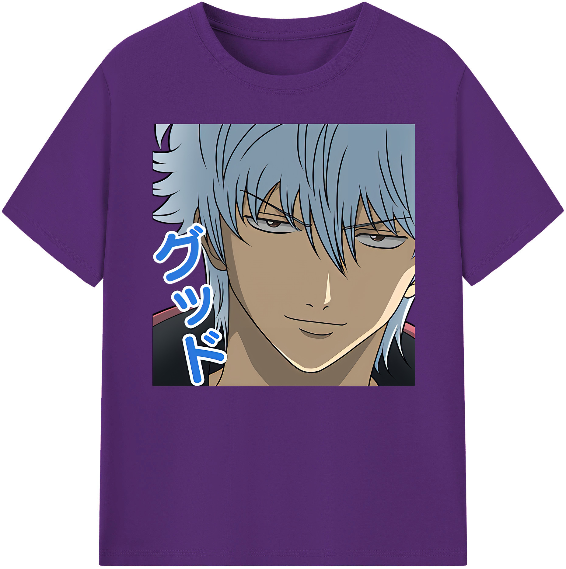 （画像用） ぎんたま 坂田銀時（さかたぎんとき） 神楽 志村新八（しむら しんぱち） GINTAMA Sakata Gintoki Kagura Shimura Shinpachi 綿100％ メンズ半袖Tシャツ｜肌触りやわらか＆通気性