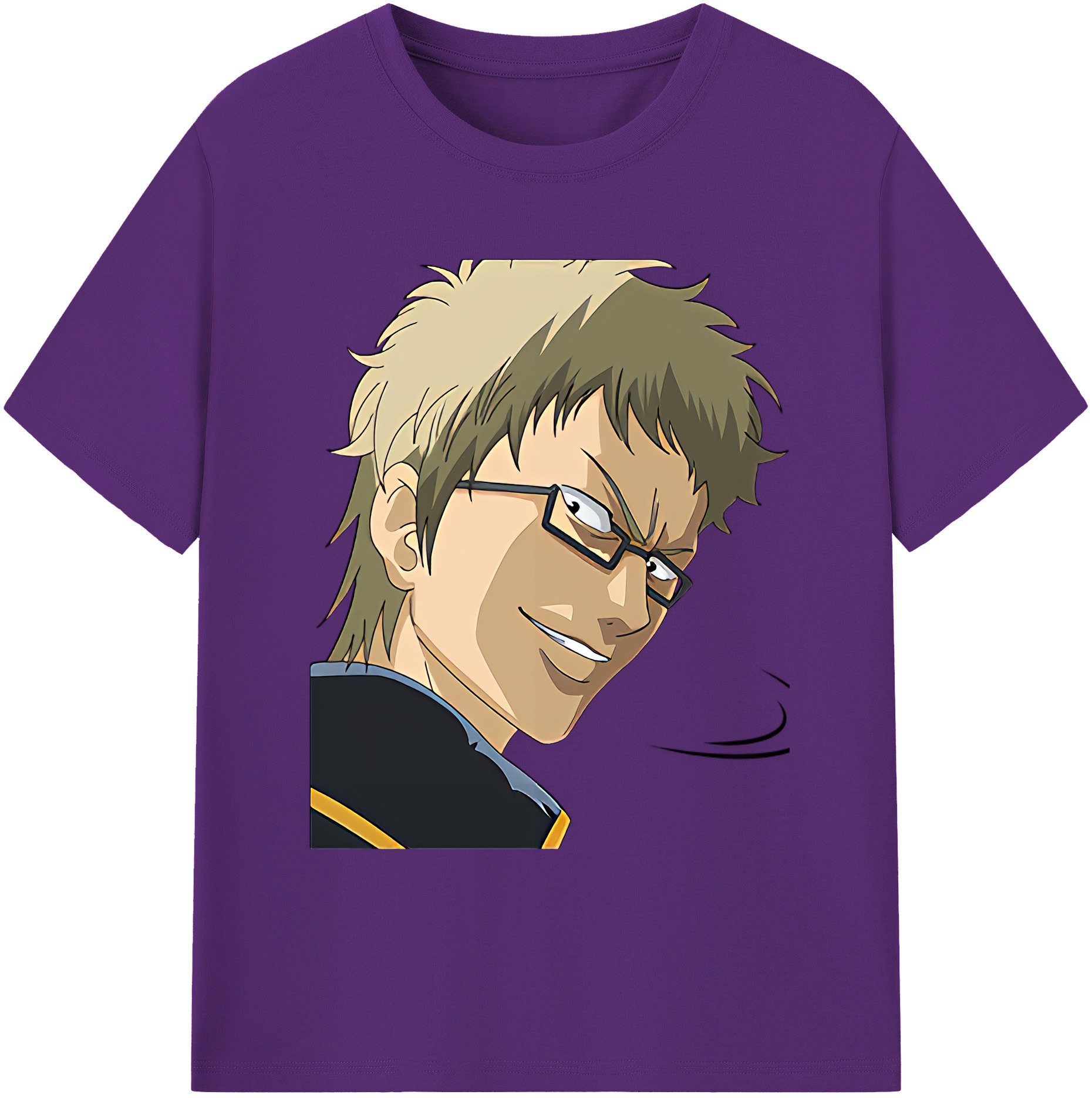 （画像用） ぎんたま 坂田銀時（さかたぎんとき） 神楽 志村新八（しむら しんぱち） GINTAMA Sakata Gintoki Kagura Shimura Shinpachi 綿100％ メンズ半袖Tシャツ｜肌触りやわらか＆通気性