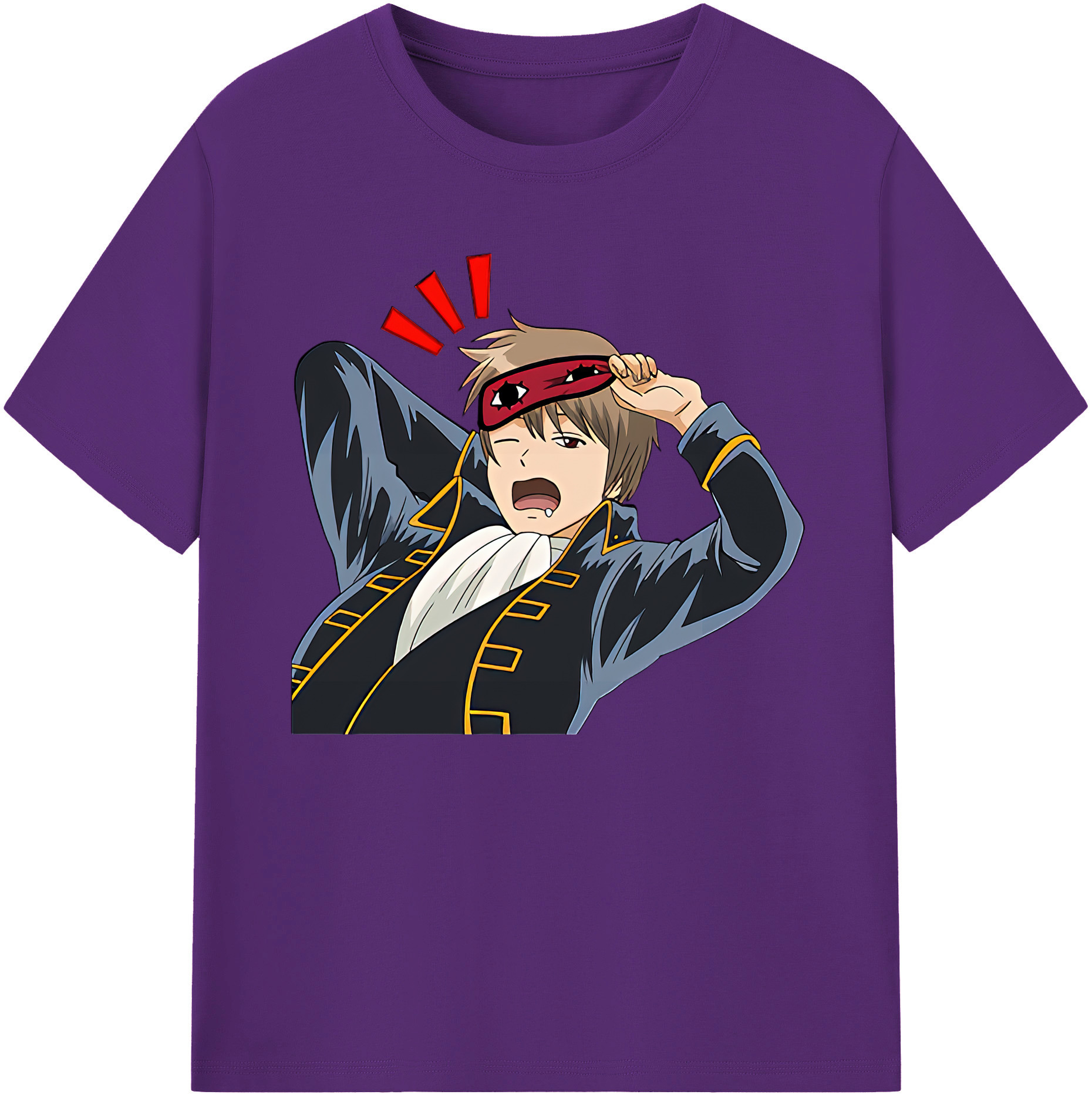 （画像用） ぎんたま 坂田銀時（さかたぎんとき） 神楽 志村新八（しむら しんぱち） GINTAMA Sakata Gintoki Kagura Shimura Shinpachi 綿100％ メンズ半袖Tシャツ｜肌触りやわらか＆通気性