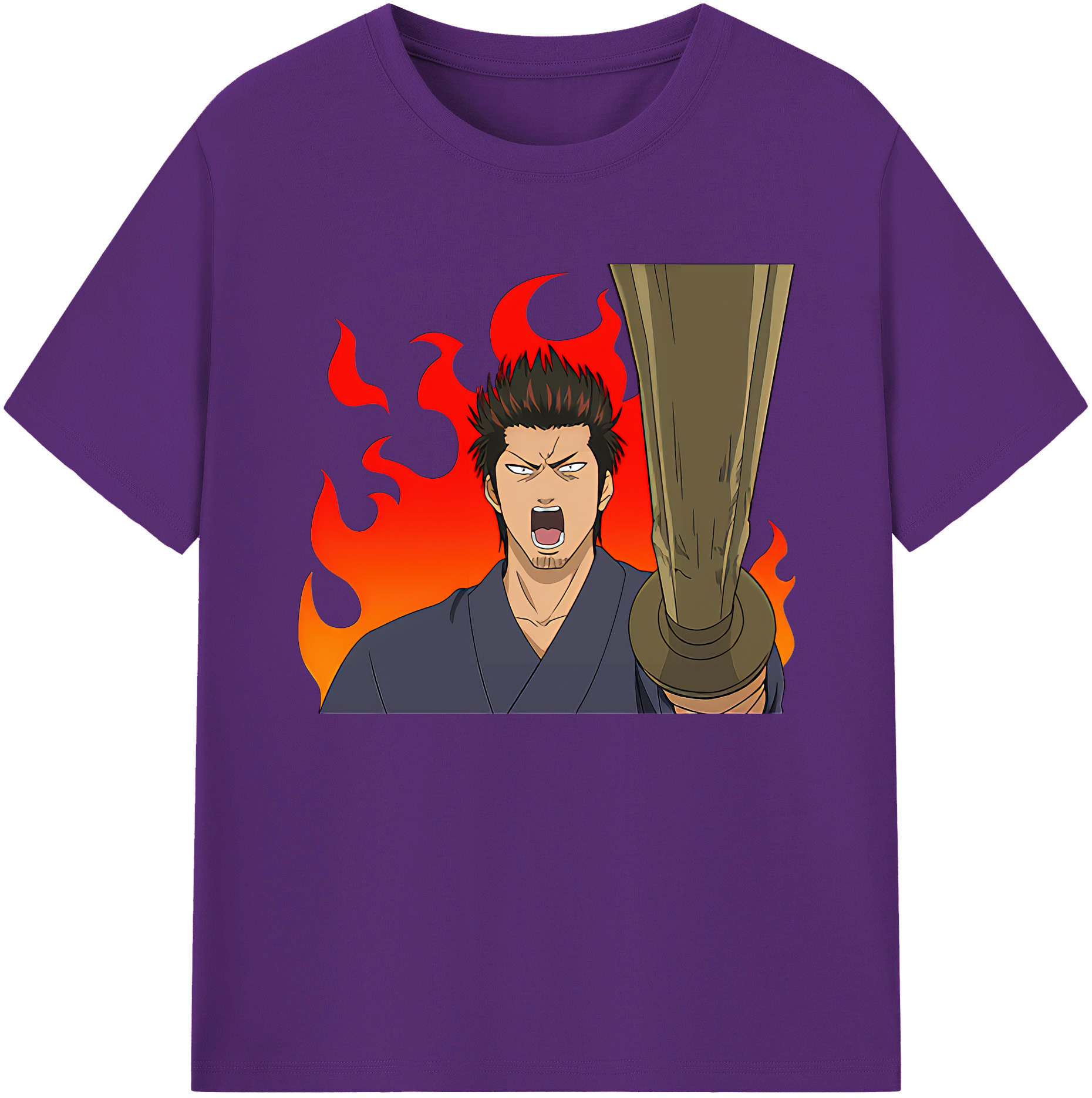 （画像用） ぎんたま 坂田銀時（さかたぎんとき） 神楽 志村新八（しむら しんぱち） GINTAMA Sakata Gintoki Kagura Shimura Shinpachi 綿100％ メンズ半袖Tシャツ｜肌触りやわらか＆通気性