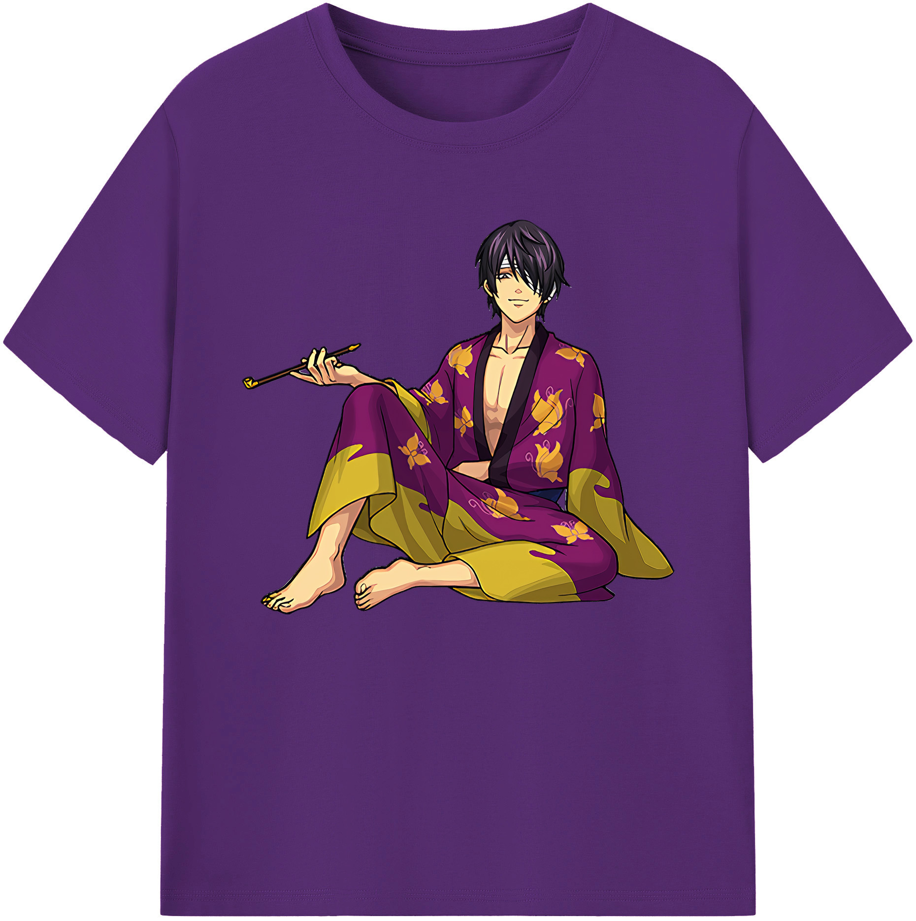 （画像用） ぎんたま 坂田銀時（さかたぎんとき） 神楽 志村新八（しむら しんぱち） GINTAMA Sakata Gintoki Kagura Shimura Shinpachi 綿100％ メンズ半袖Tシャツ｜肌触りやわらか＆通気性