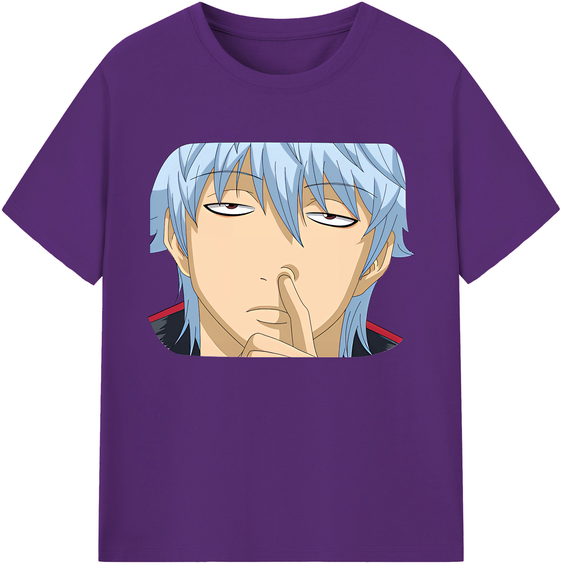 （画像用） ぎんたま 坂田銀時（さかたぎんとき） 神楽 志村新八（しむら しんぱち） GINTAMA Sakata Gintoki Kagura Shimura Shinpachi 綿100％ メンズ半袖Tシャツ｜肌触りやわらか＆通気性
