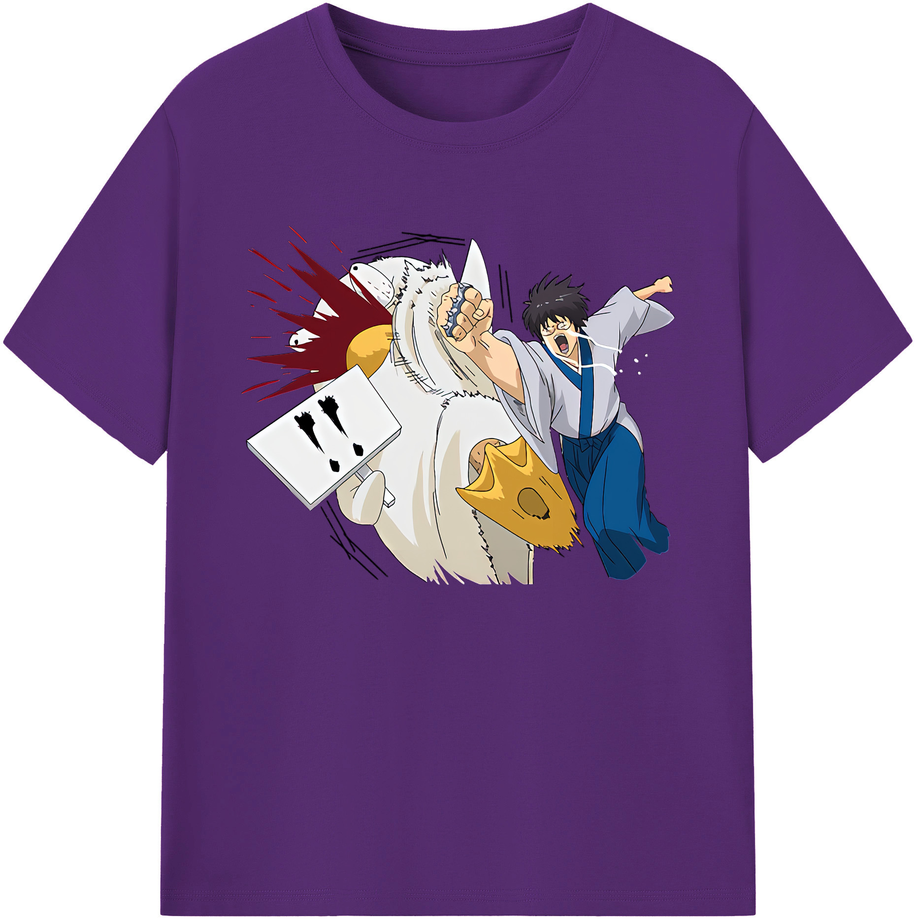 （画像用） ぎんたま 坂田銀時（さかたぎんとき） 神楽 志村新八（しむら しんぱち） GINTAMA Sakata Gintoki Kagura Shimura Shinpachi 綿100％ メンズ半袖Tシャツ｜肌触りやわらか＆通気性