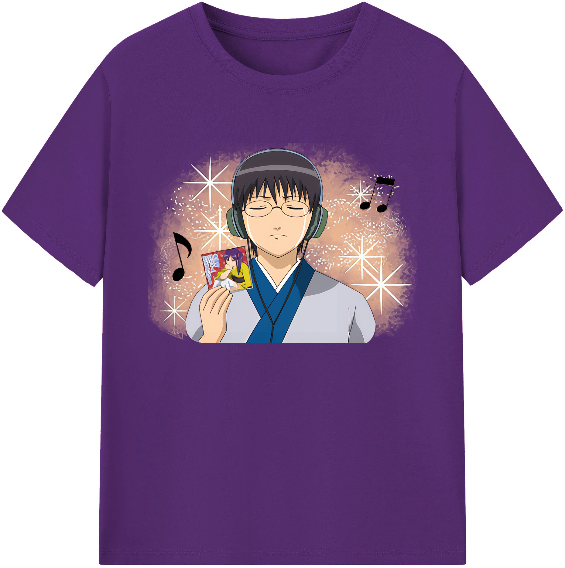 （画像用） ぎんたま 坂田銀時（さかたぎんとき） 神楽 志村新八（しむら しんぱち） GINTAMA Sakata Gintoki Kagura Shimura Shinpachi 綿100％ メンズ半袖Tシャツ｜肌触りやわらか＆通気性