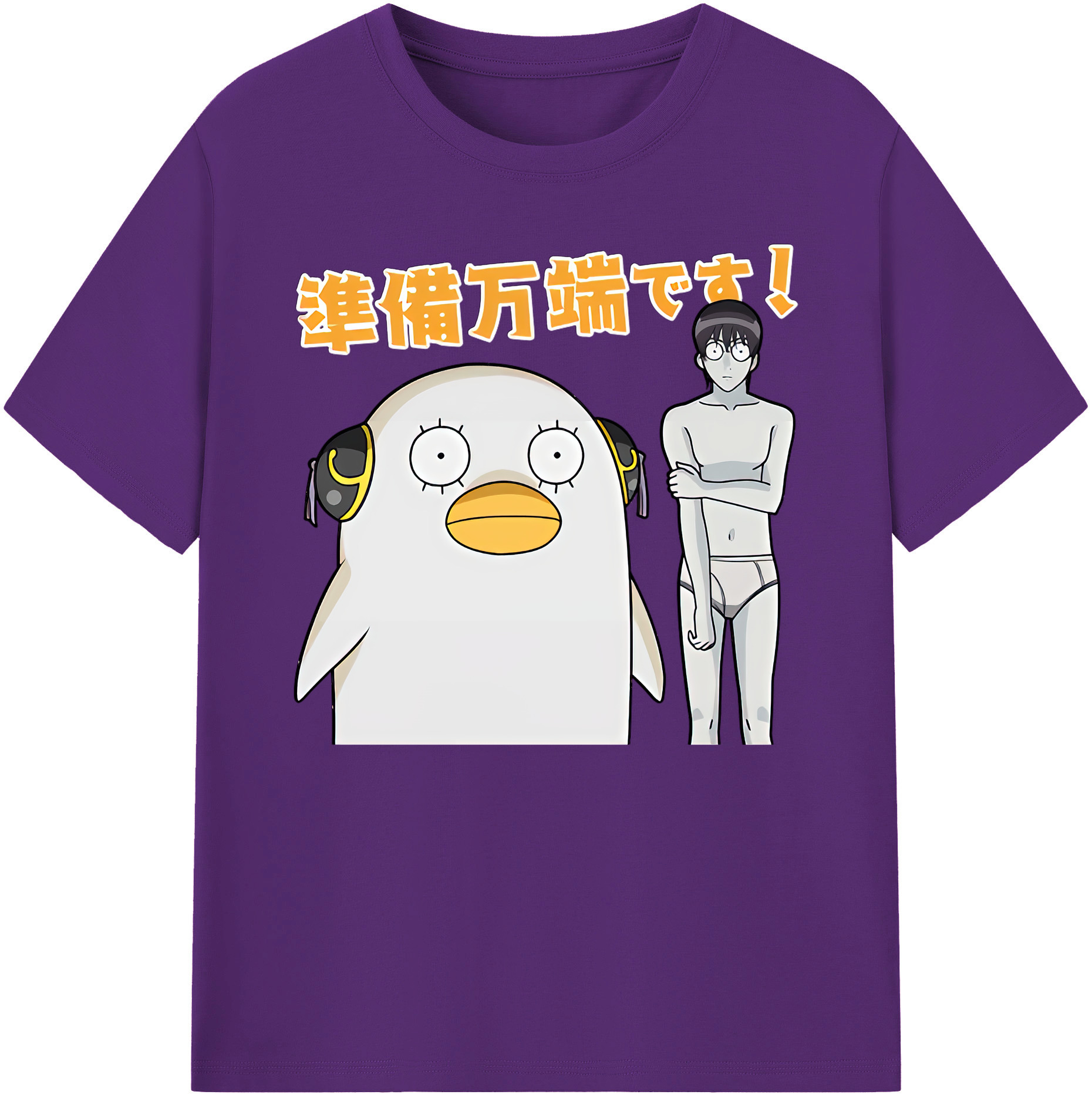 （画像用） ぎんたま 坂田銀時（さかたぎんとき） 神楽 志村新八（しむら しんぱち） GINTAMA Sakata Gintoki Kagura Shimura Shinpachi 綿100％ メンズ半袖Tシャツ｜肌触りやわらか＆通気性