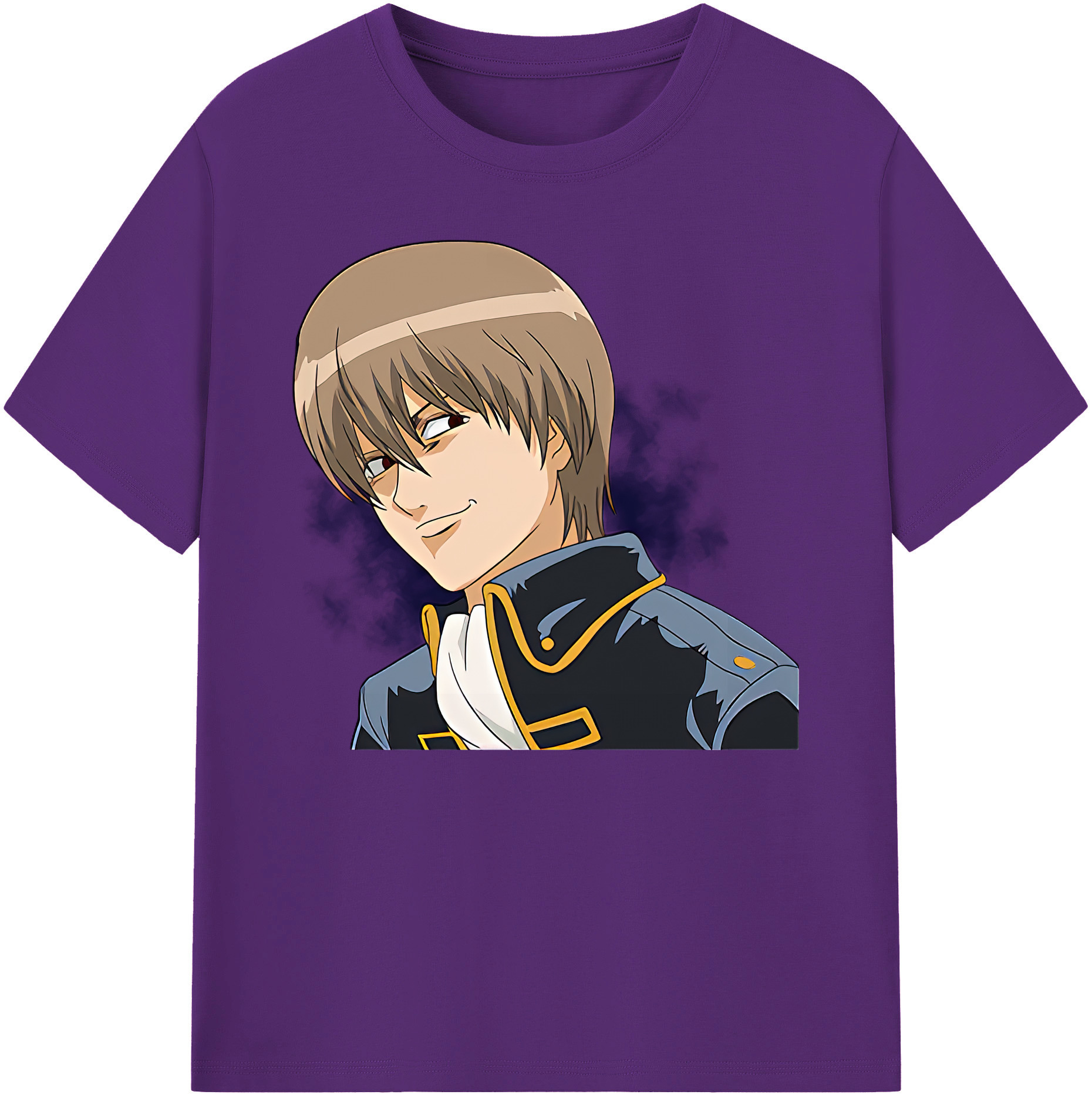 （画像用） ぎんたま 坂田銀時（さかたぎんとき） 神楽 志村新八（しむら しんぱち） GINTAMA Sakata Gintoki Kagura Shimura Shinpachi 綿100％ メンズ半袖Tシャツ｜肌触りやわらか＆通気性