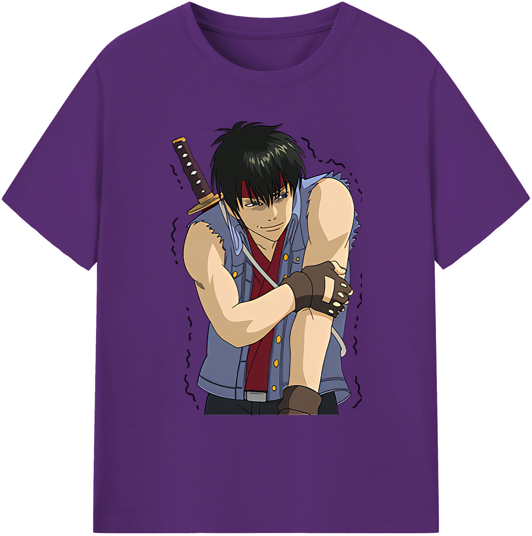 （画像用） ぎんたま 坂田銀時（さかたぎんとき） 神楽 志村新八（しむら しんぱち） GINTAMA Sakata Gintoki Kagura Shimura Shinpachi 綿100％ メンズ半袖Tシャツ｜肌触りやわらか＆通気性