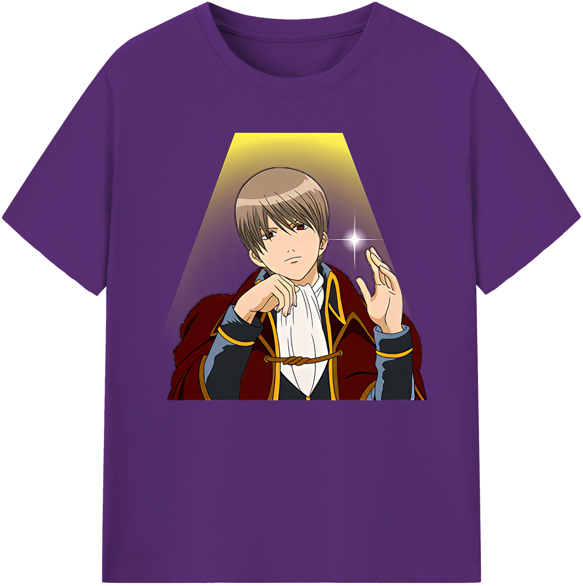 （画像用） ぎんたま 坂田銀時（さかたぎんとき） 神楽 志村新八（しむら しんぱち） GINTAMA Sakata Gintoki Kagura Shimura Shinpachi 綿100％ メンズ半袖Tシャツ｜肌触りやわらか＆通気性