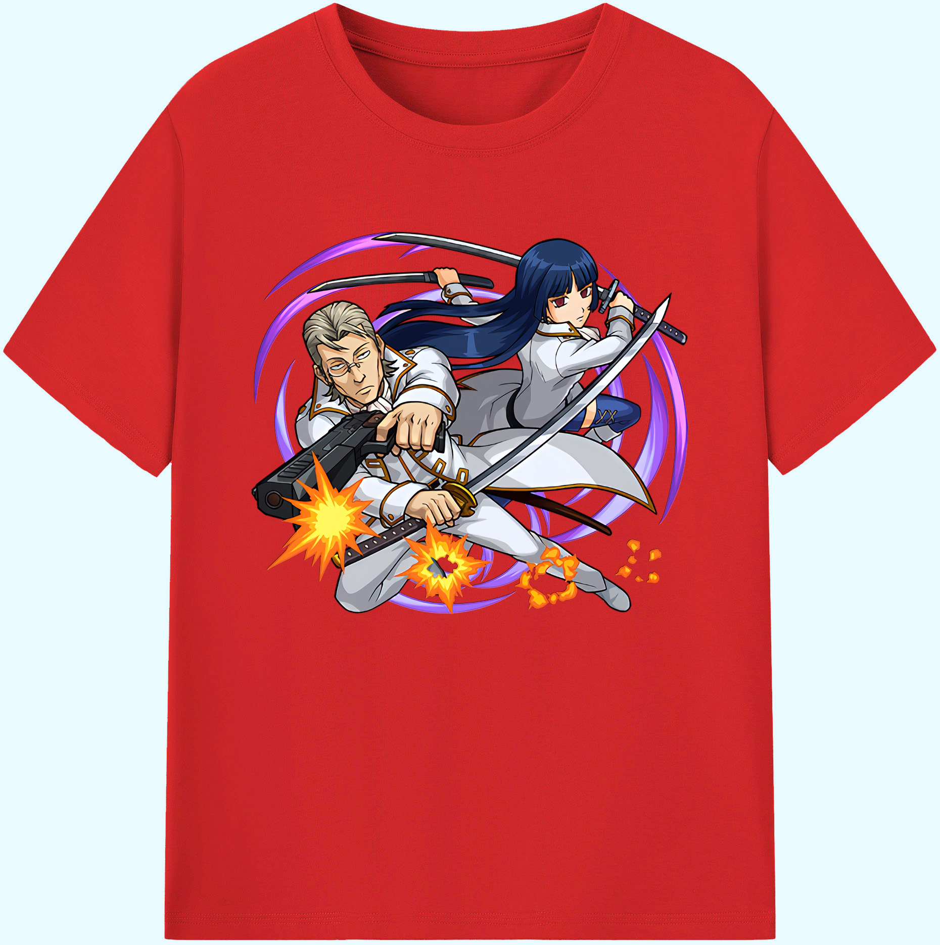 （画像用） ぎんたま 坂田銀時（さかたぎんとき） 神楽 志村新八（しむら しんぱち） GINTAMA Sakata Gintoki Kagura Shimura Shinpachi 綿100％ メンズ半袖Tシャツ｜肌触りやわらか＆通気性
