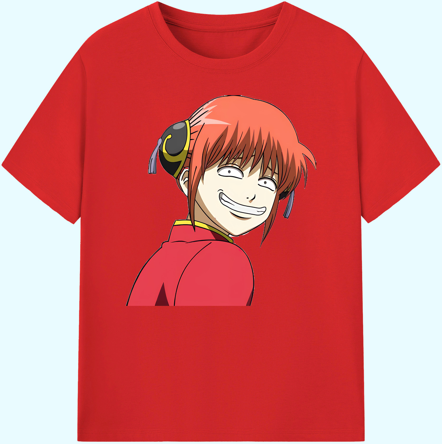 （画像用） ぎんたま 坂田銀時（さかたぎんとき） 神楽 志村新八（しむら しんぱち） GINTAMA Sakata Gintoki Kagura Shimura Shinpachi 綿100％ メンズ半袖Tシャツ｜肌触りやわらか＆通気性