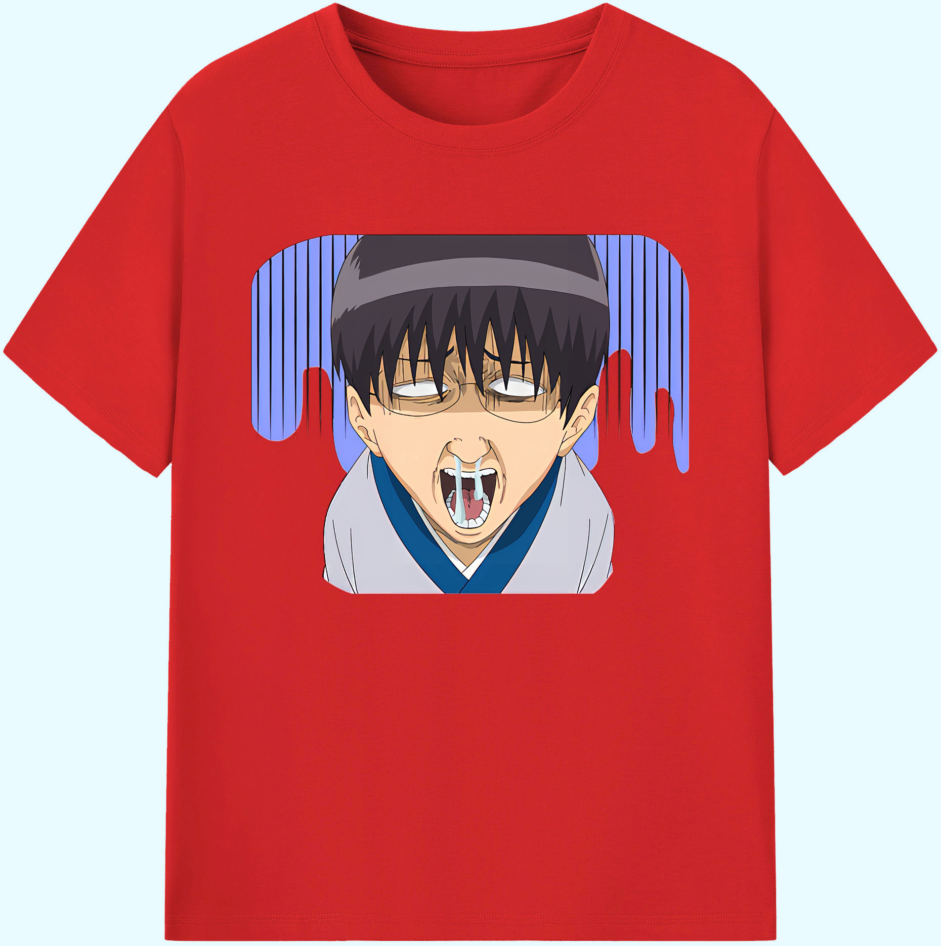 （画像用） ぎんたま 坂田銀時（さかたぎんとき） 神楽 志村新八（しむら しんぱち） GINTAMA Sakata Gintoki Kagura Shimura Shinpachi 綿100％ メンズ半袖Tシャツ｜肌触りやわらか＆通気性