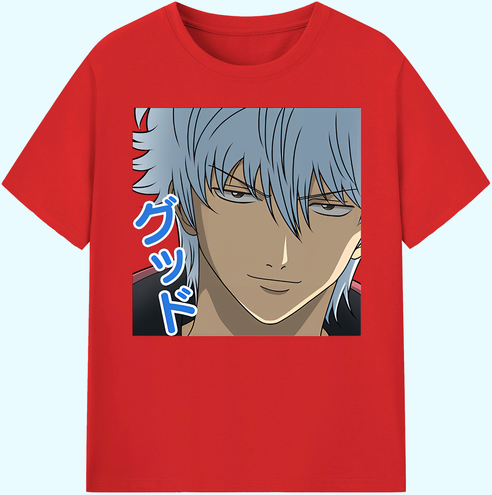 （画像用） ぎんたま 坂田銀時（さかたぎんとき） 神楽 志村新八（しむら しんぱち） GINTAMA Sakata Gintoki Kagura Shimura Shinpachi 綿100％ メンズ半袖Tシャツ｜肌触りやわらか＆通気性