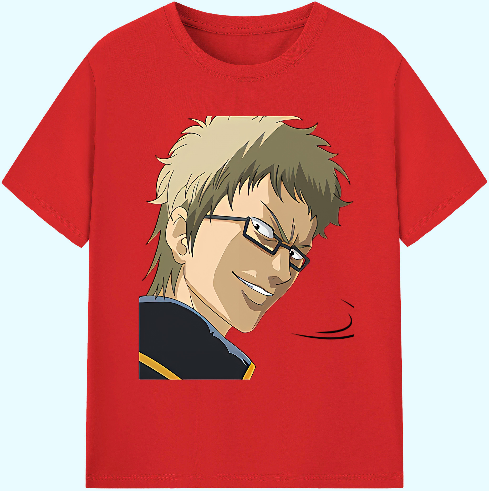 （画像用） ぎんたま 坂田銀時（さかたぎんとき） 神楽 志村新八（しむら しんぱち） GINTAMA Sakata Gintoki Kagura Shimura Shinpachi 綿100％ メンズ半袖Tシャツ｜肌触りやわらか＆通気性
