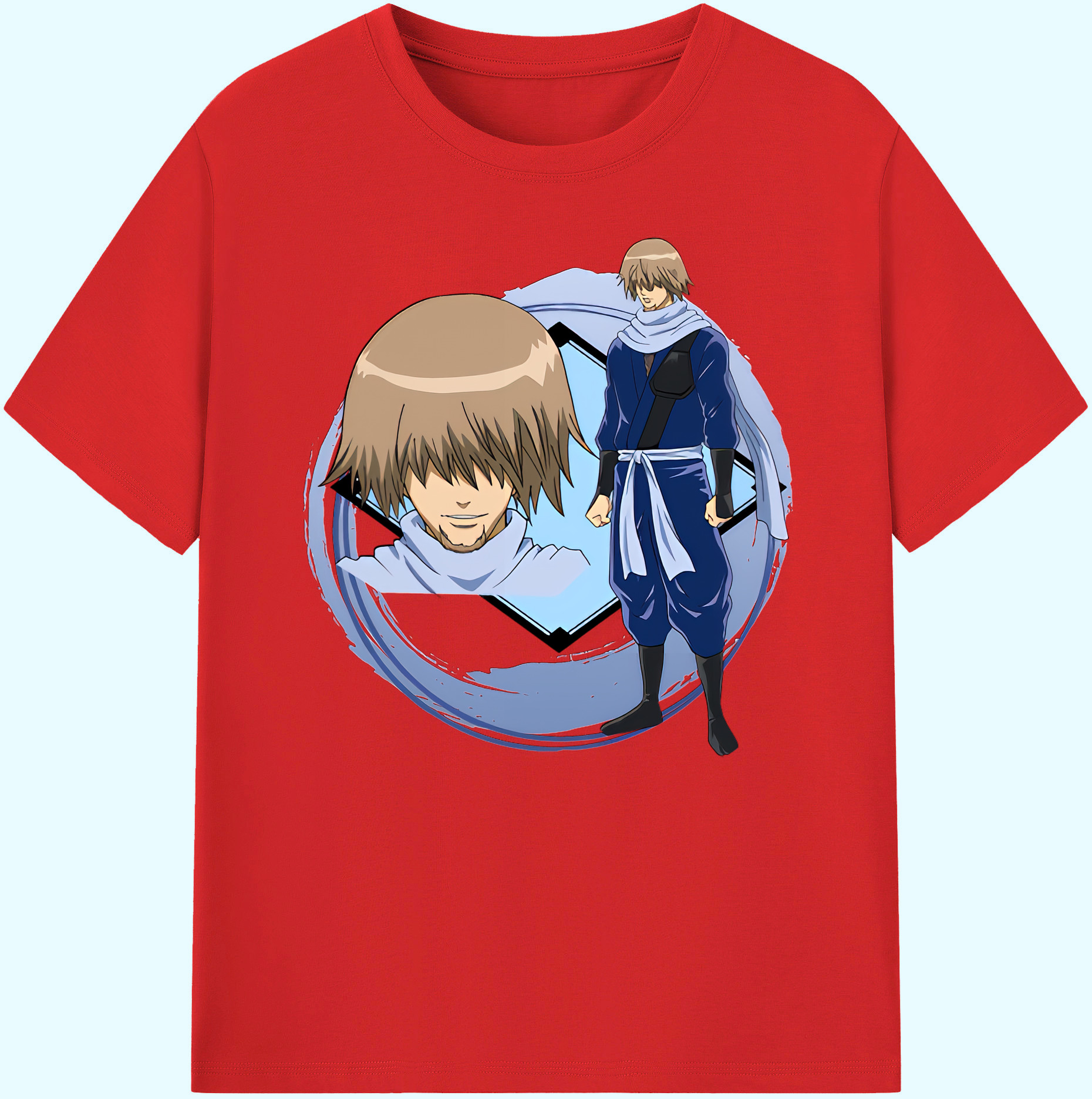 （画像用） ぎんたま 坂田銀時（さかたぎんとき） 神楽 志村新八（しむら しんぱち） GINTAMA Sakata Gintoki Kagura Shimura Shinpachi 綿100％ メンズ半袖Tシャツ｜肌触りやわらか＆通気性