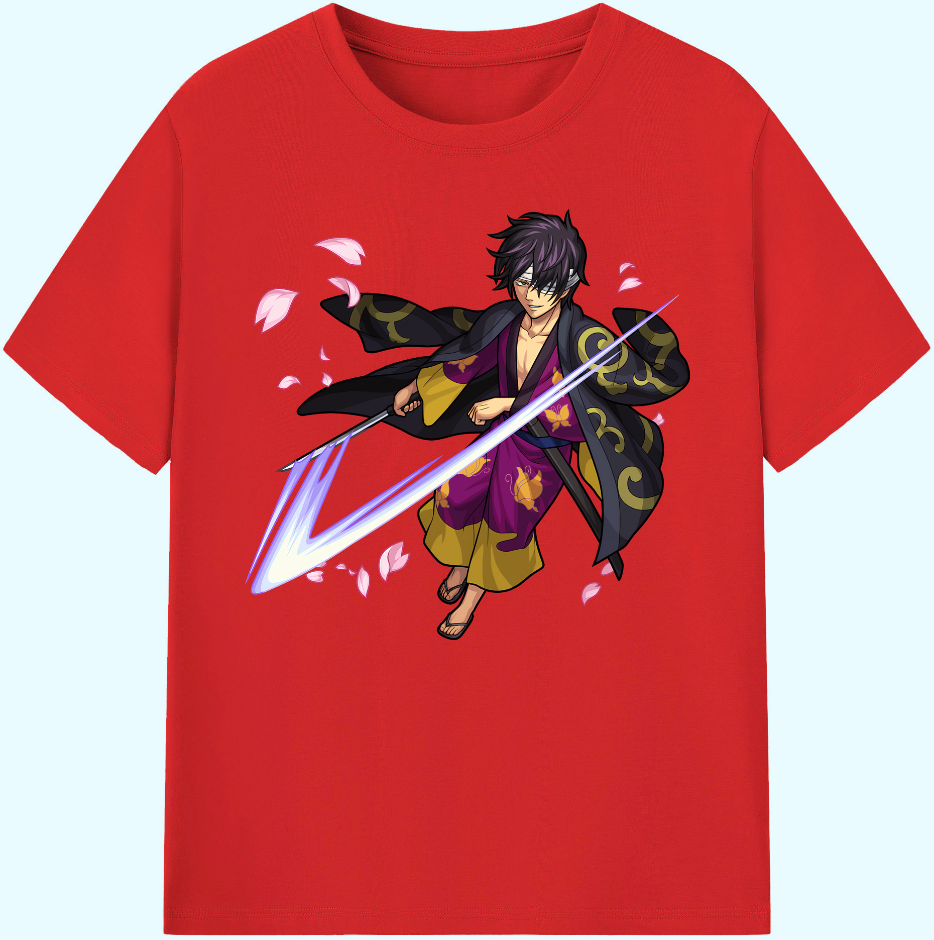 （画像用） ぎんたま 坂田銀時（さかたぎんとき） 神楽 志村新八（しむら しんぱち） GINTAMA Sakata Gintoki Kagura Shimura Shinpachi 綿100％ メンズ半袖Tシャツ｜肌触りやわらか＆通気性