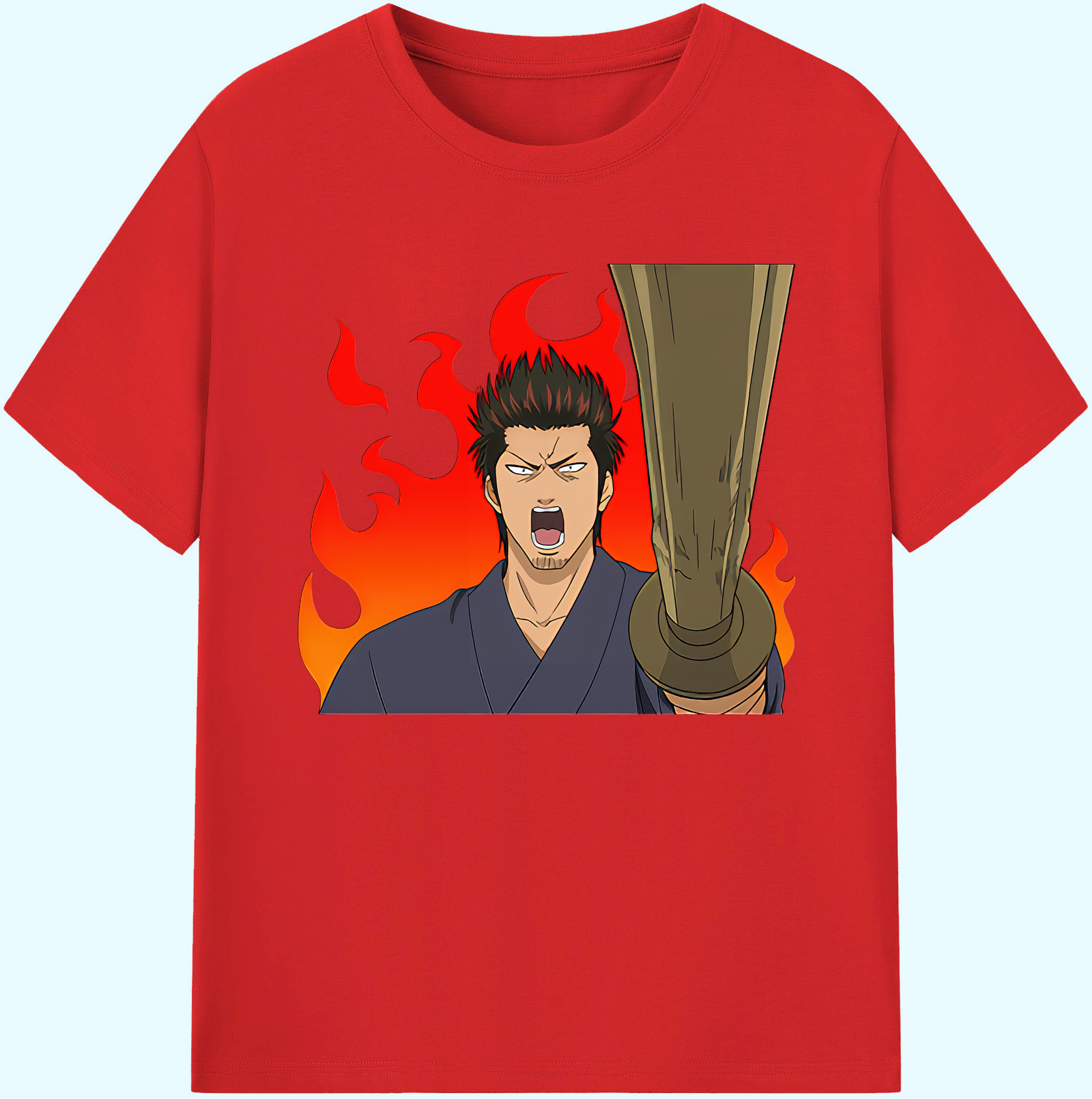 （画像用） ぎんたま 坂田銀時（さかたぎんとき） 神楽 志村新八（しむら しんぱち） GINTAMA Sakata Gintoki Kagura Shimura Shinpachi 綿100％ メンズ半袖Tシャツ｜肌触りやわらか＆通気性
