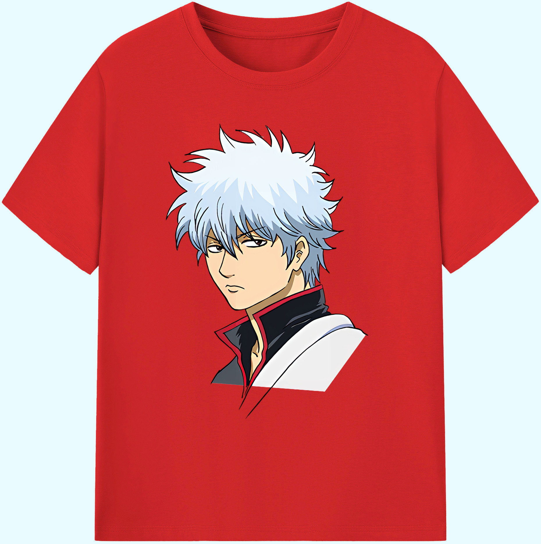 （画像用） ぎんたま 坂田銀時（さかたぎんとき） 神楽 志村新八（しむら しんぱち） GINTAMA Sakata Gintoki Kagura Shimura Shinpachi 綿100％ メンズ半袖Tシャツ｜肌触りやわらか＆通気性