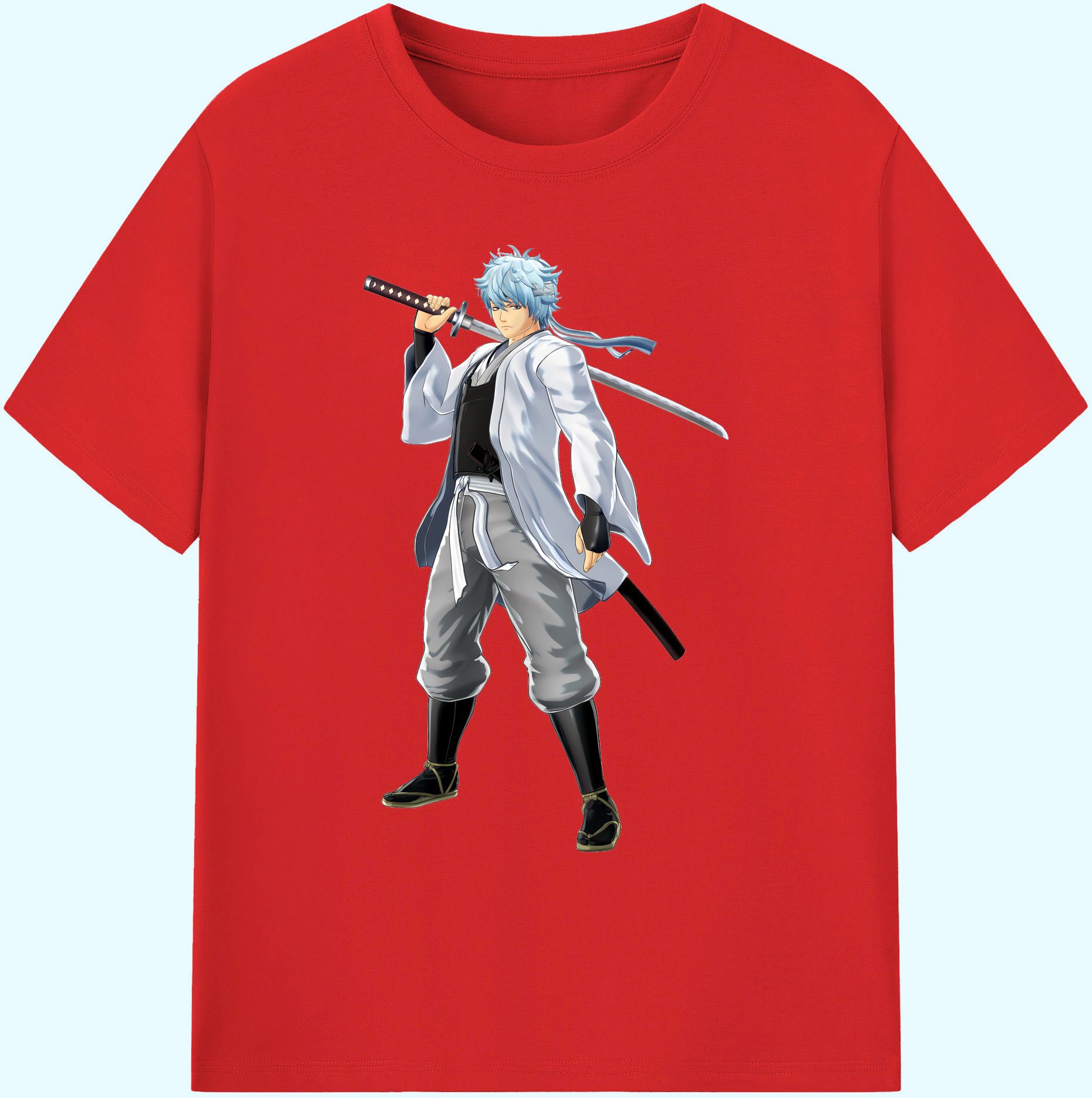 （画像用） ぎんたま 坂田銀時（さかたぎんとき） 神楽 志村新八（しむら しんぱち） GINTAMA Sakata Gintoki Kagura Shimura Shinpachi 綿100％ メンズ半袖Tシャツ｜肌触りやわらか＆通気性